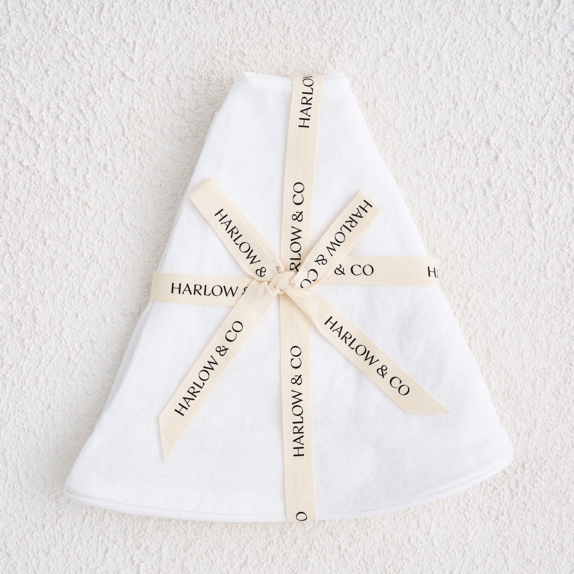 Linen Nursing Pillow Cover - White