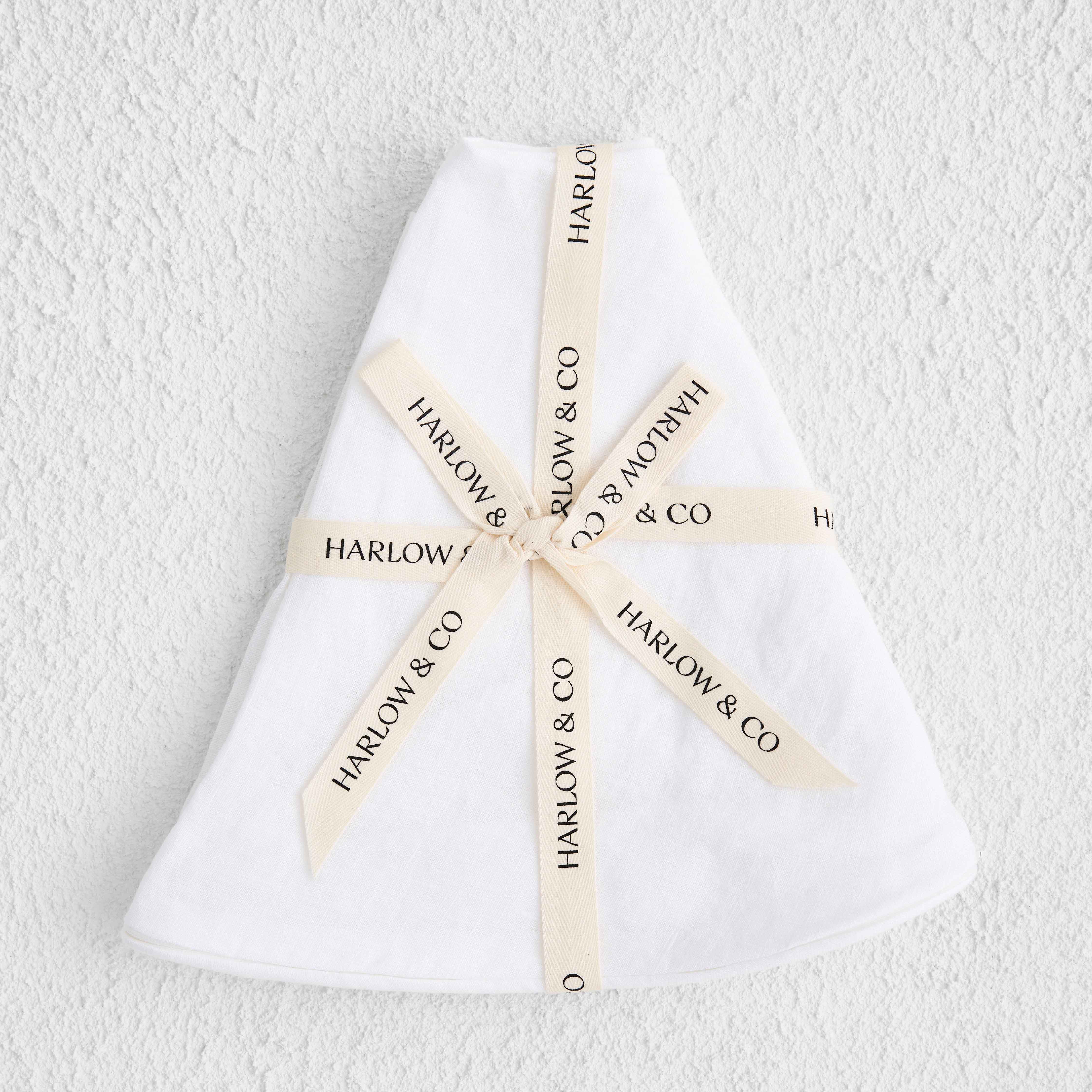 Linen Nursing Pillow Cover - White
