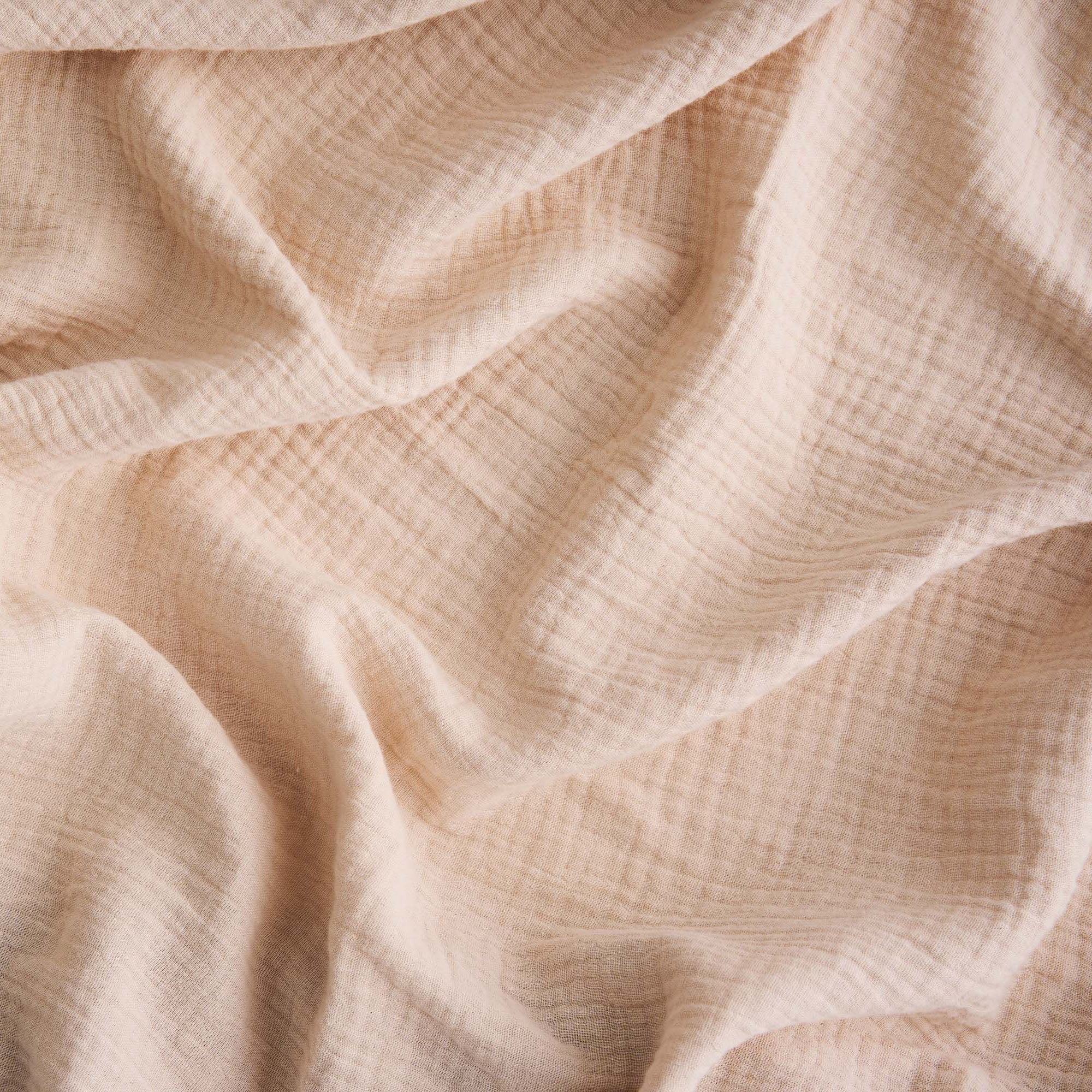 Organic Cotton Cot Sheet - Sand