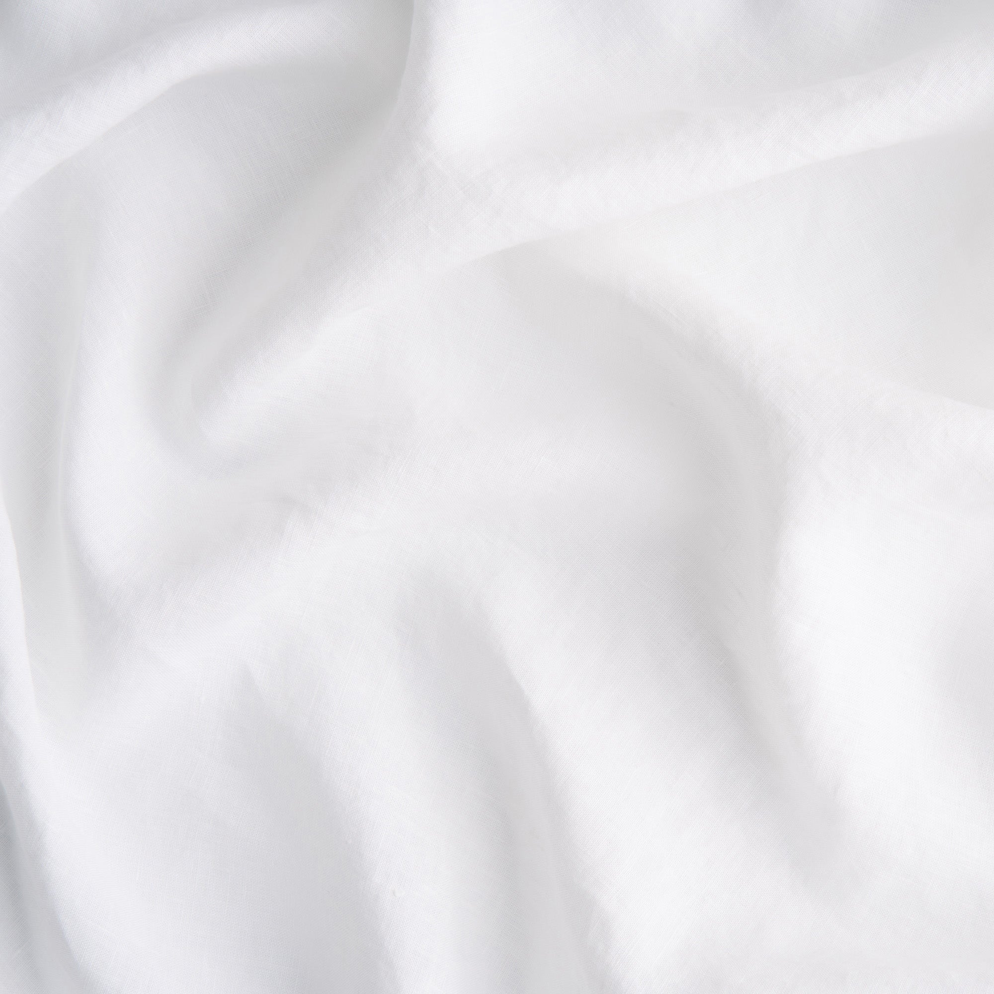 French Linen Cot Sheet - White