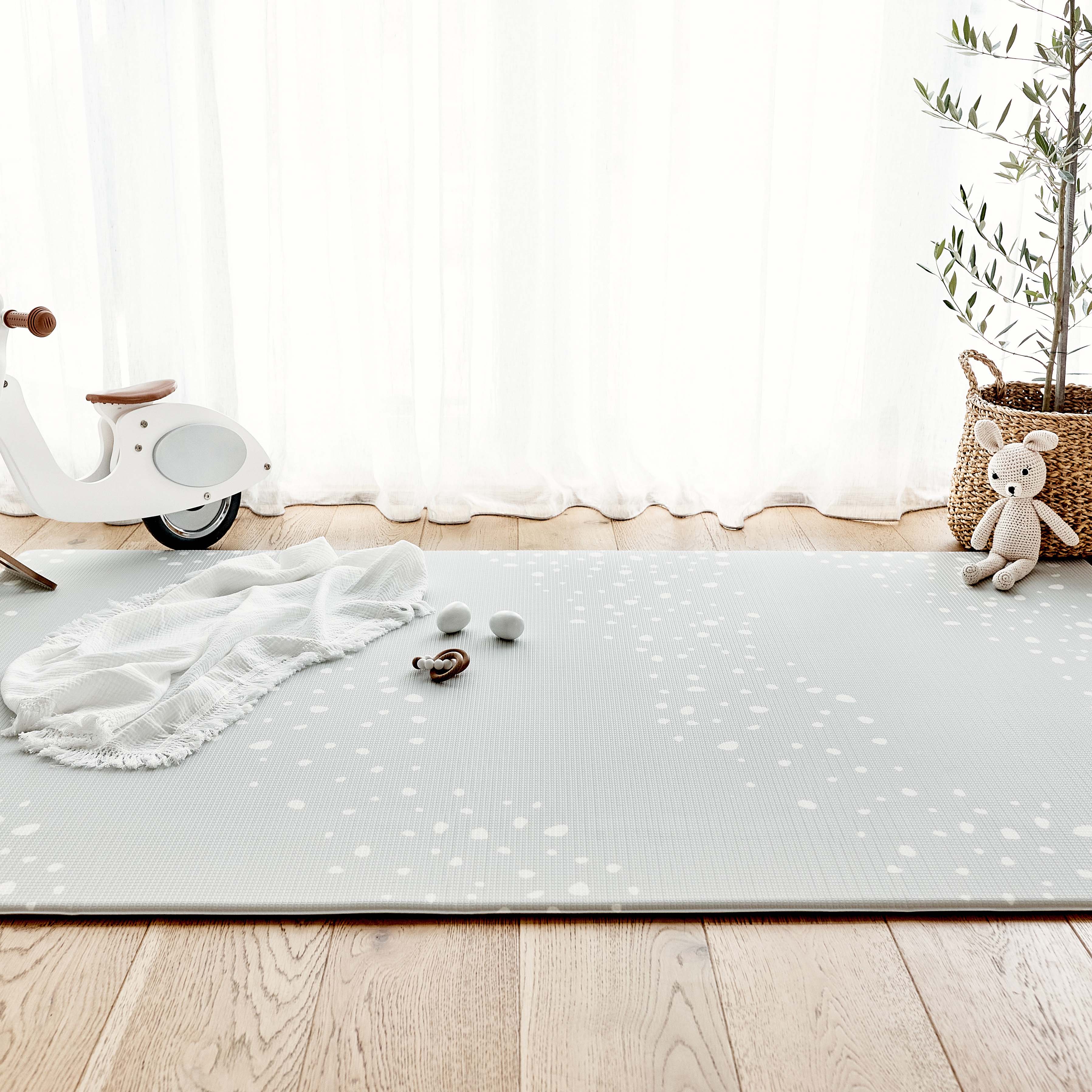 Stones Grey / Marble Smoke Play Mat (Large)