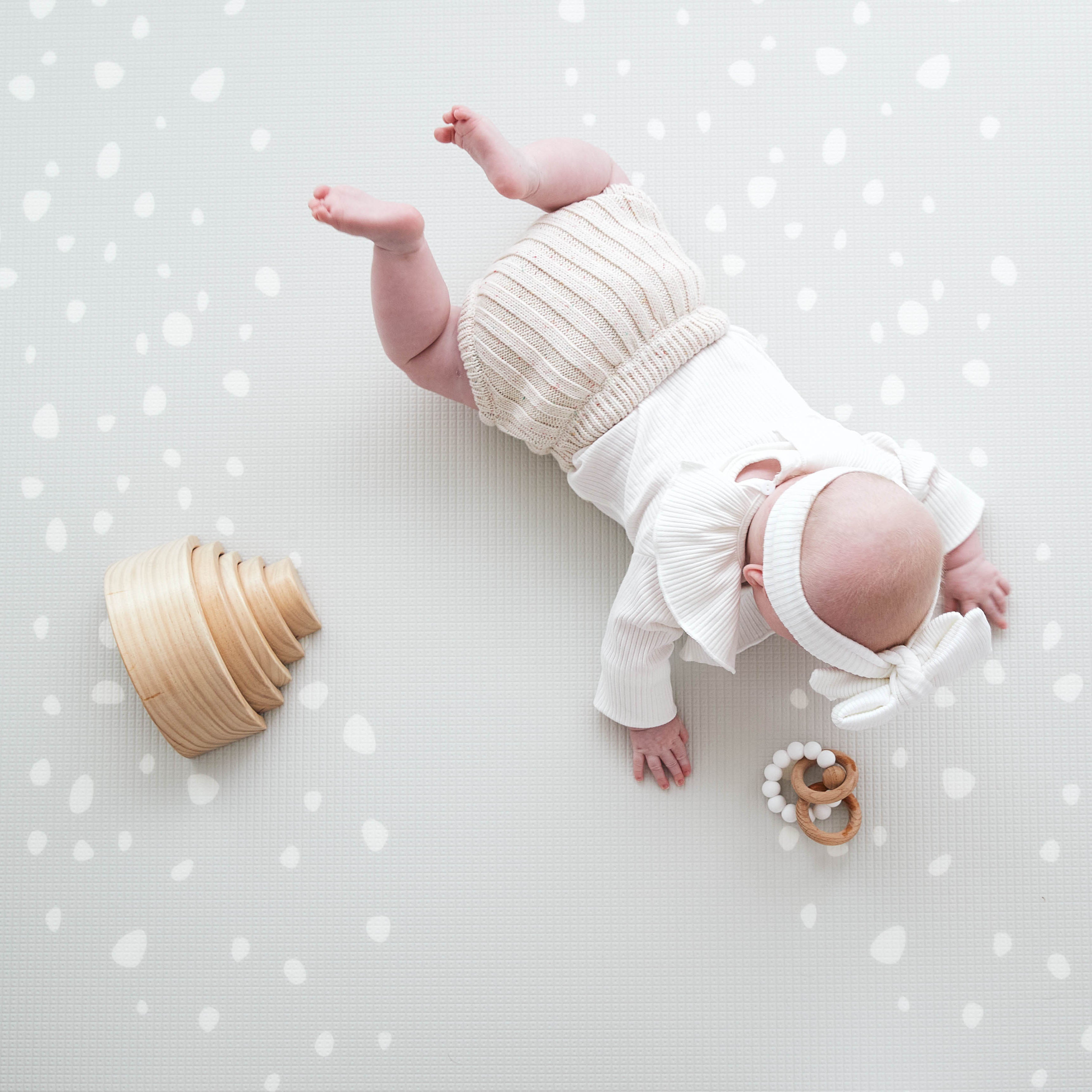 Stones Sage / Stones Grey Play Mat (Large)