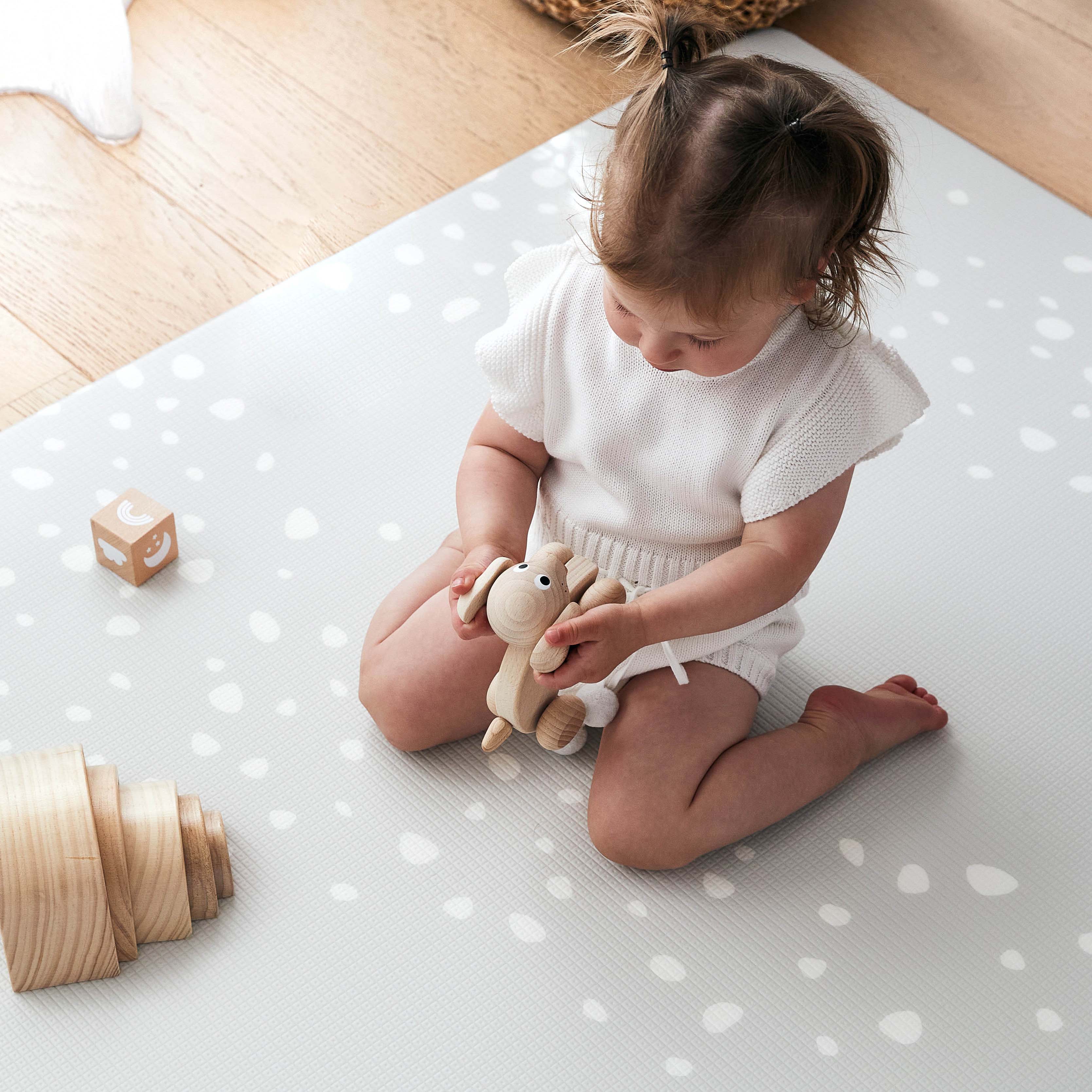 Stones Grey / Marble Smoke Play Mat (Large)