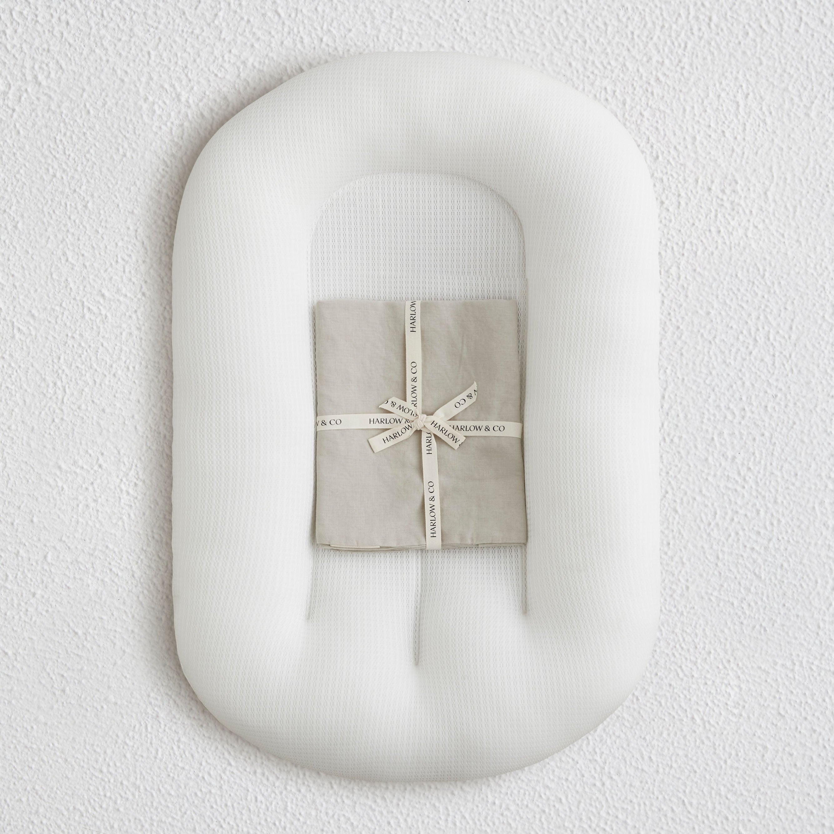 Baby Lounger + Linen Cover - Oat