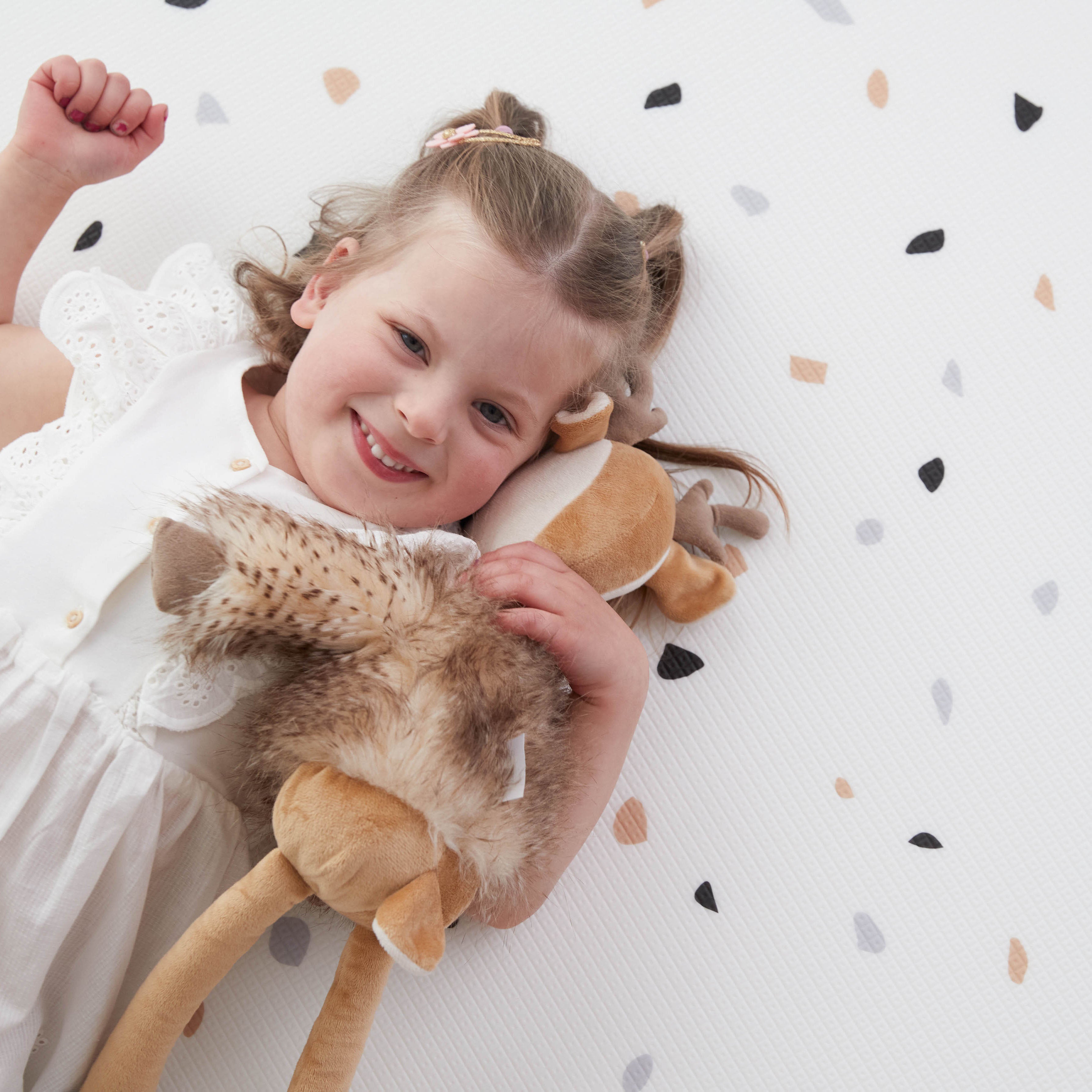 Terrazzo Grey / Terrazzo Natural Play Mat (Small)