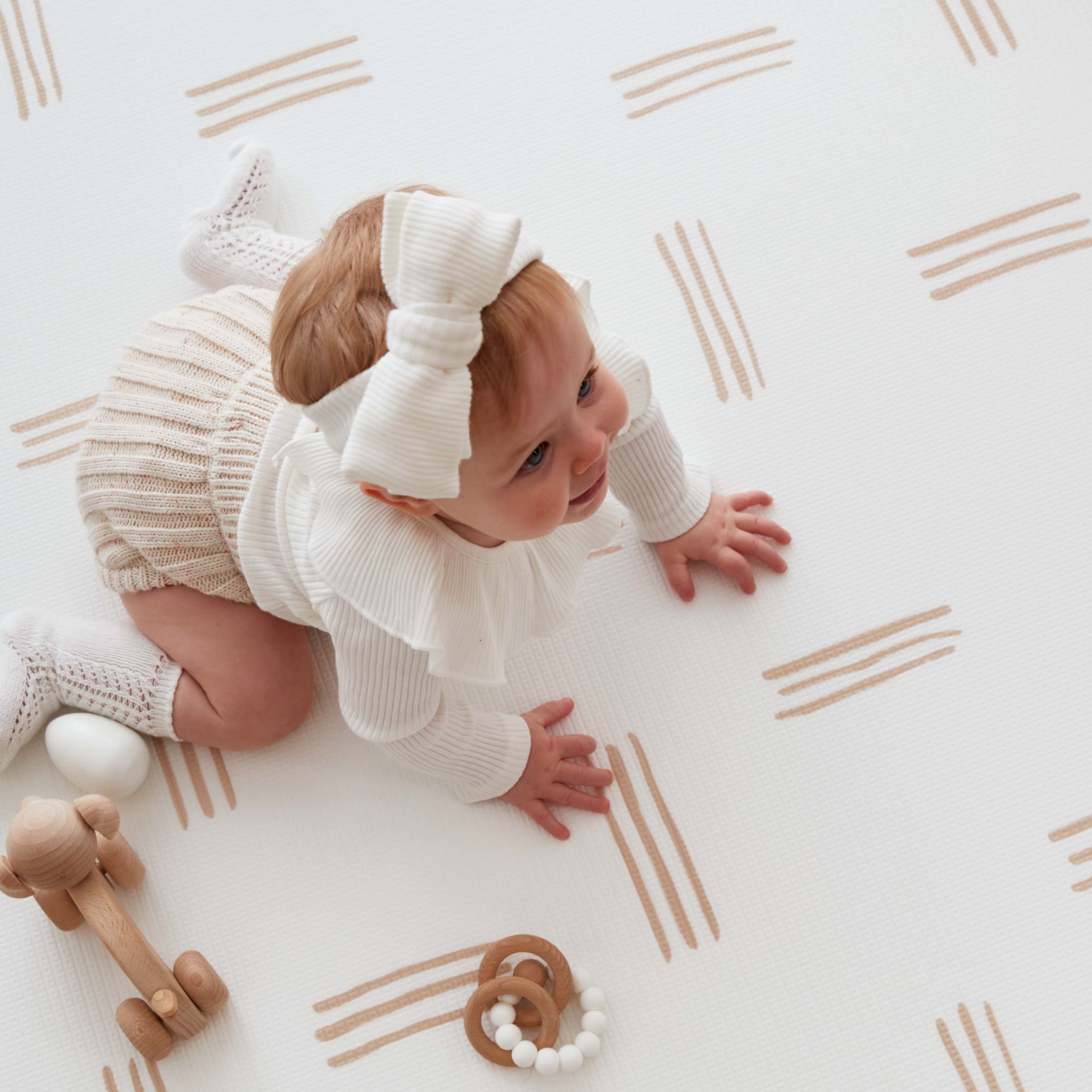 Terrazzo Sand / Lines Play Mat (Small)