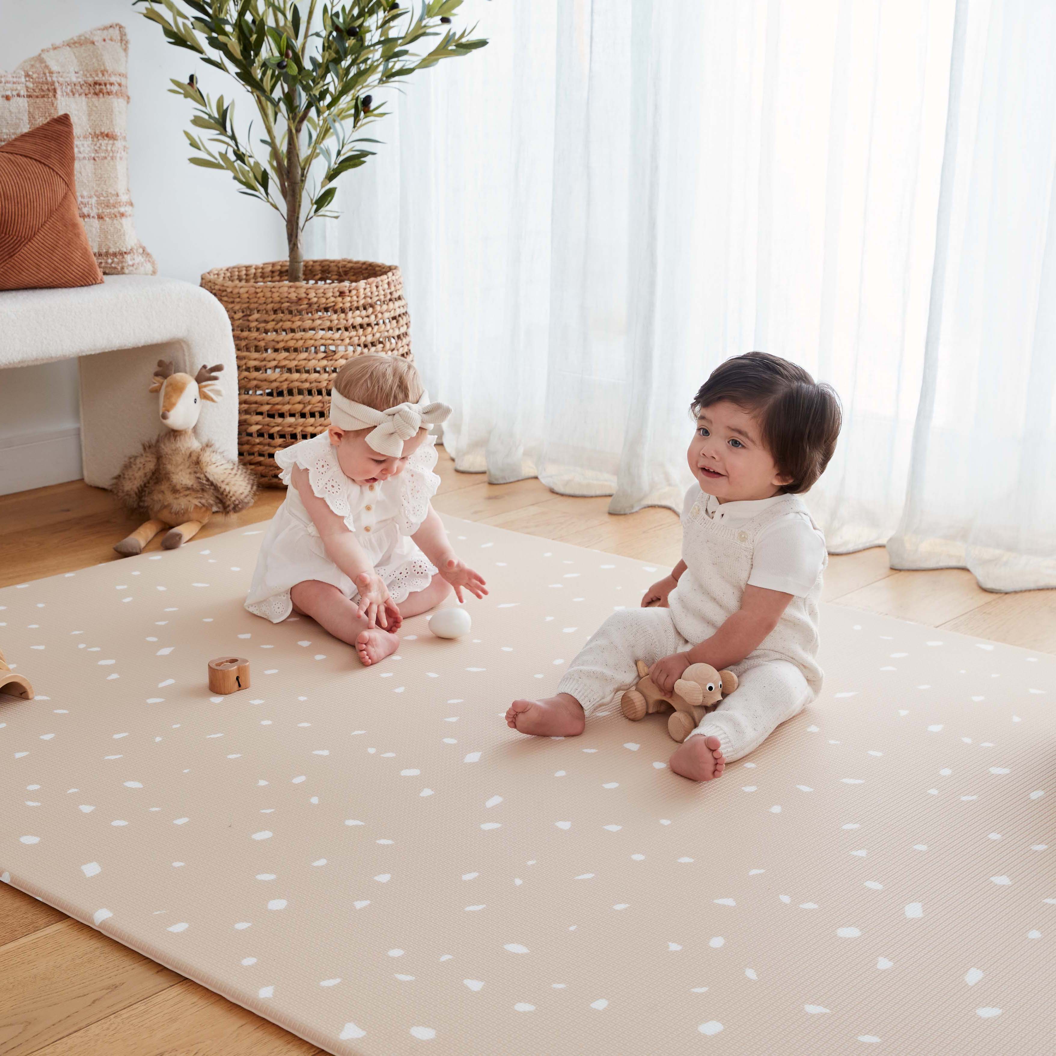 Terrazzo Sand / Lines Play Mat (Large)