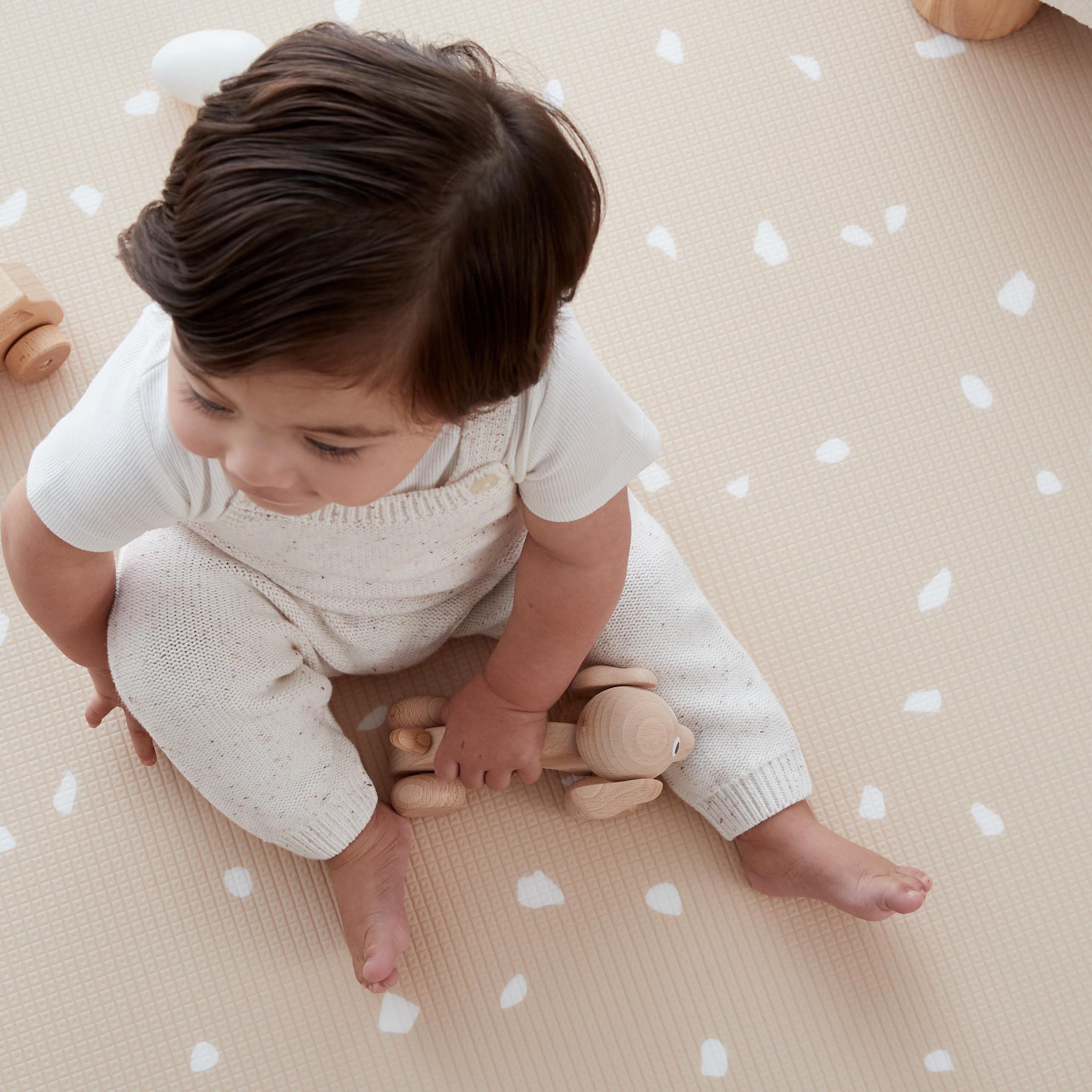 Terrazzo Sand / Lines Play Mat (Small)