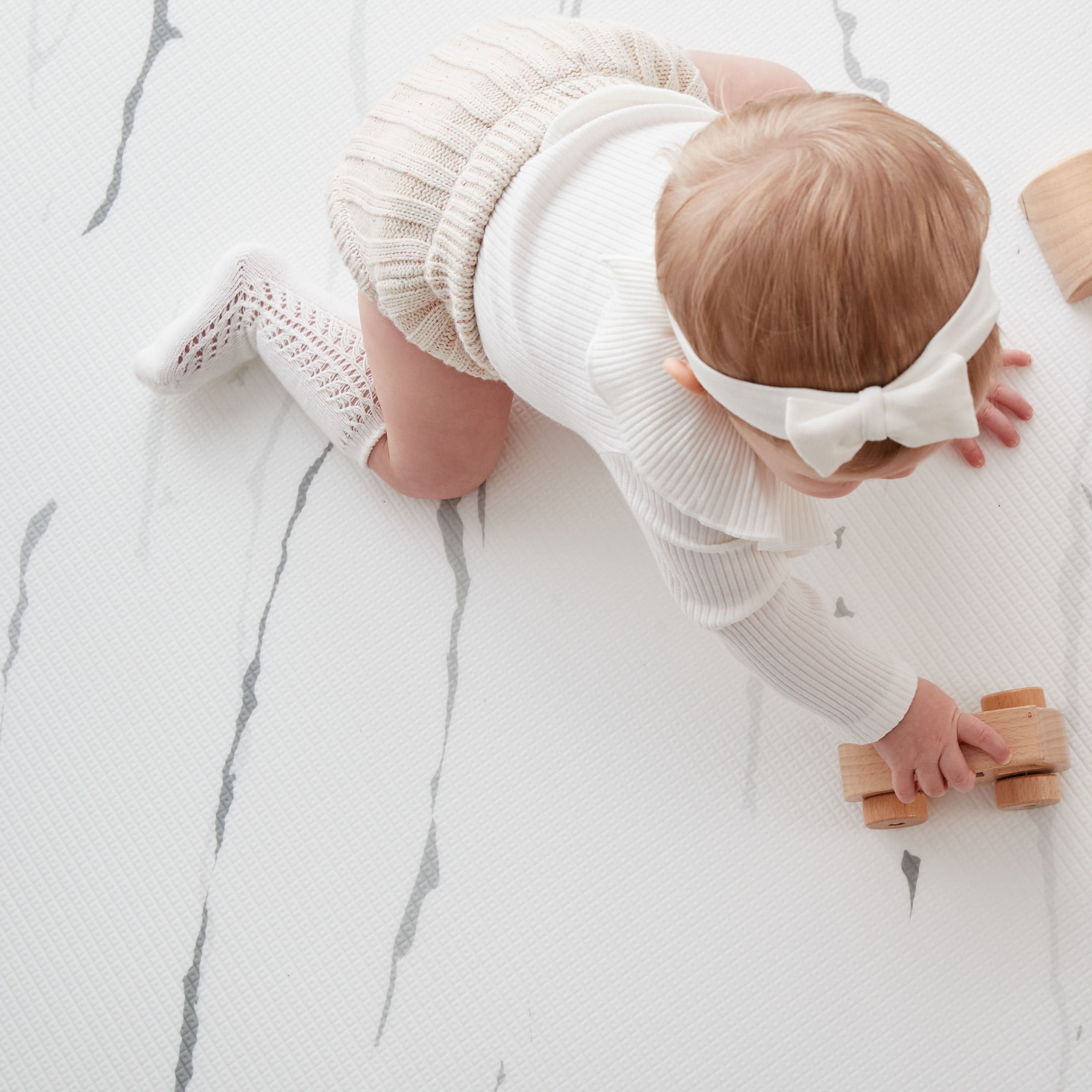Stones Grey / Marble Smoke Play Mat (Large)