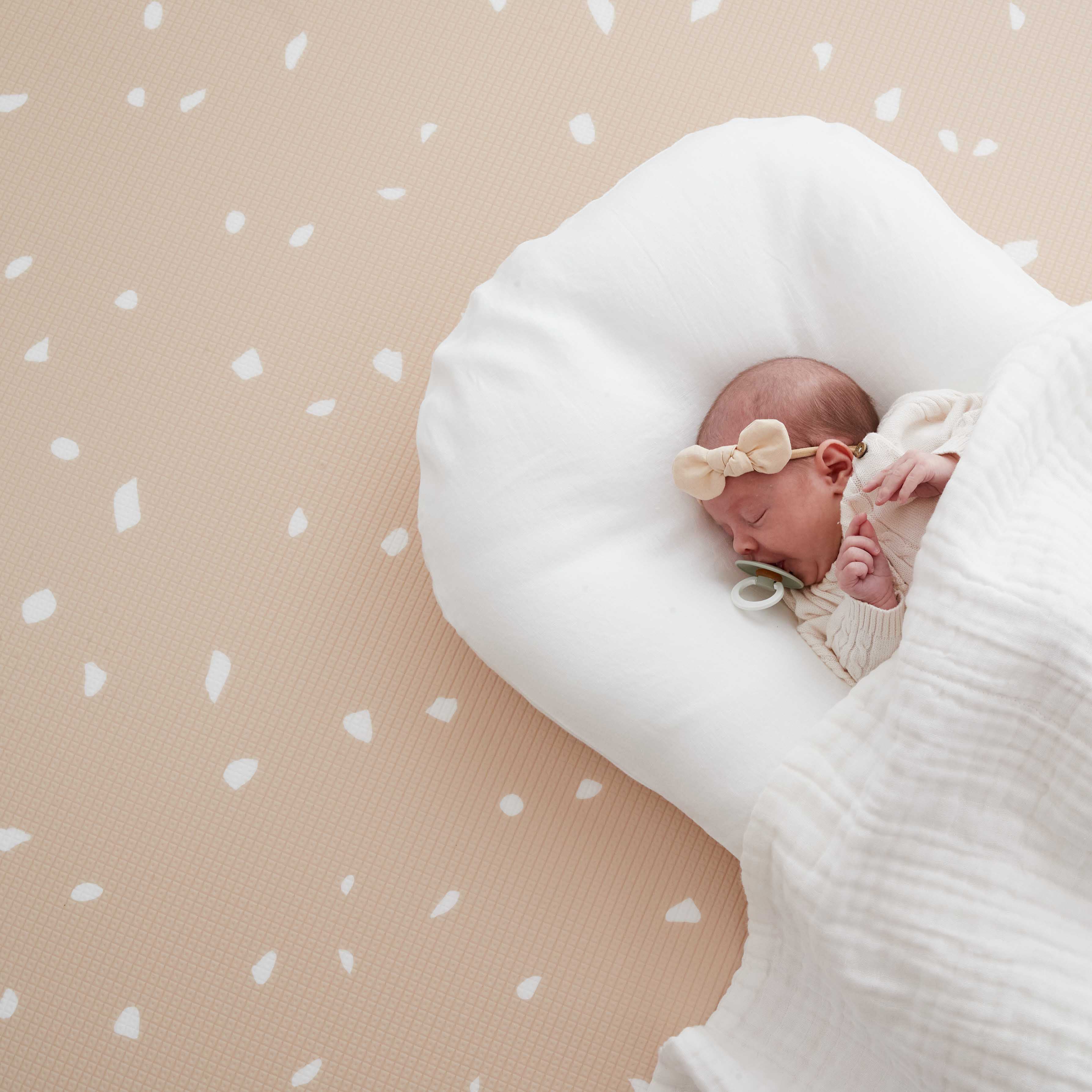Terrazzo Sand / Lines Play Mat (Small)