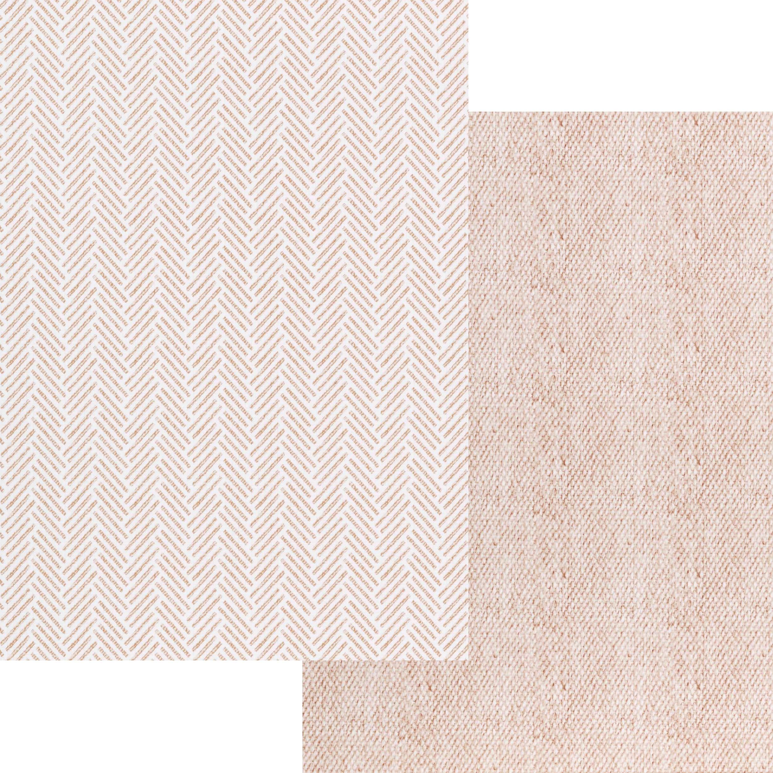 Herringbone / Vintage Jute Play Mat (Small)