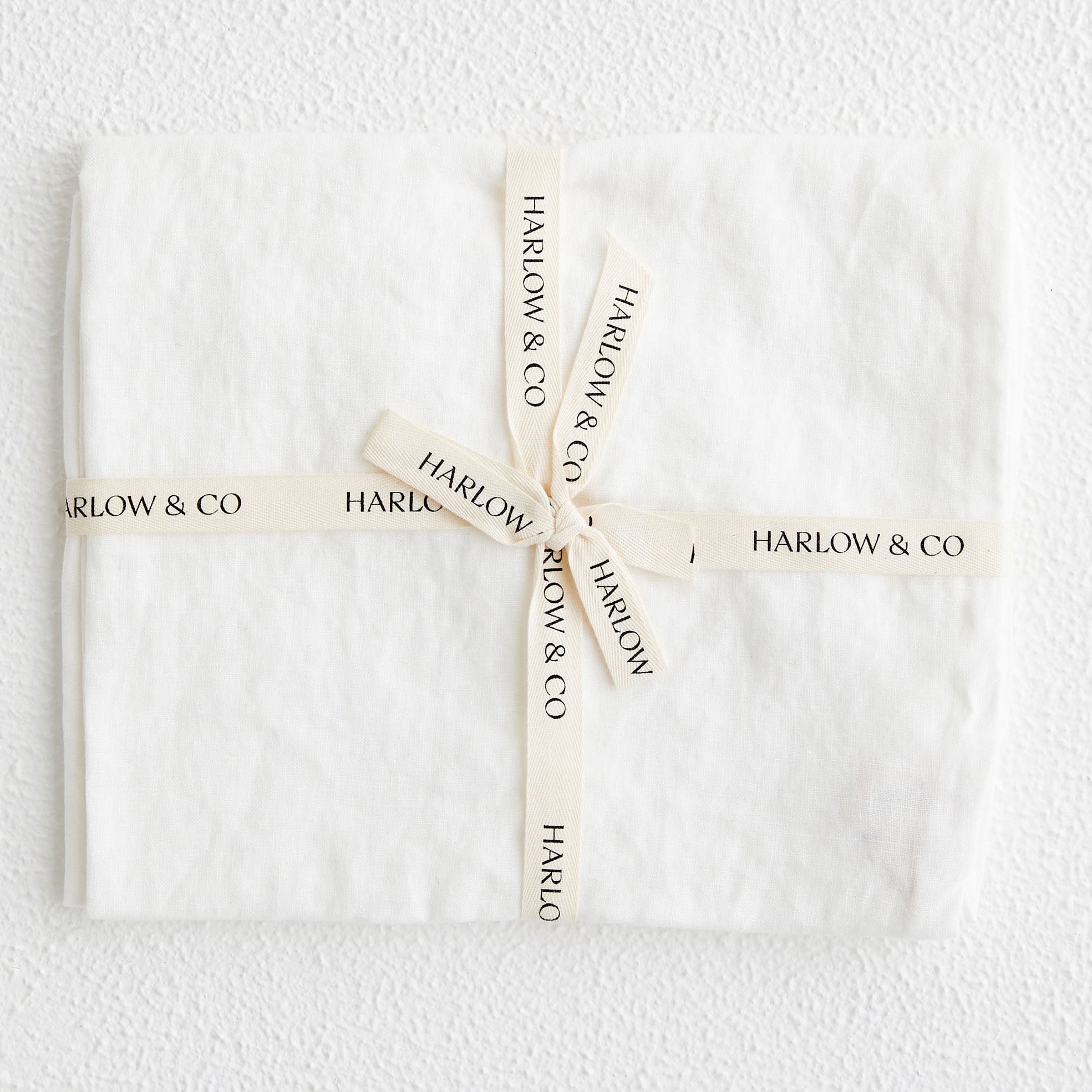 Linen Baby Lounger Cover - White