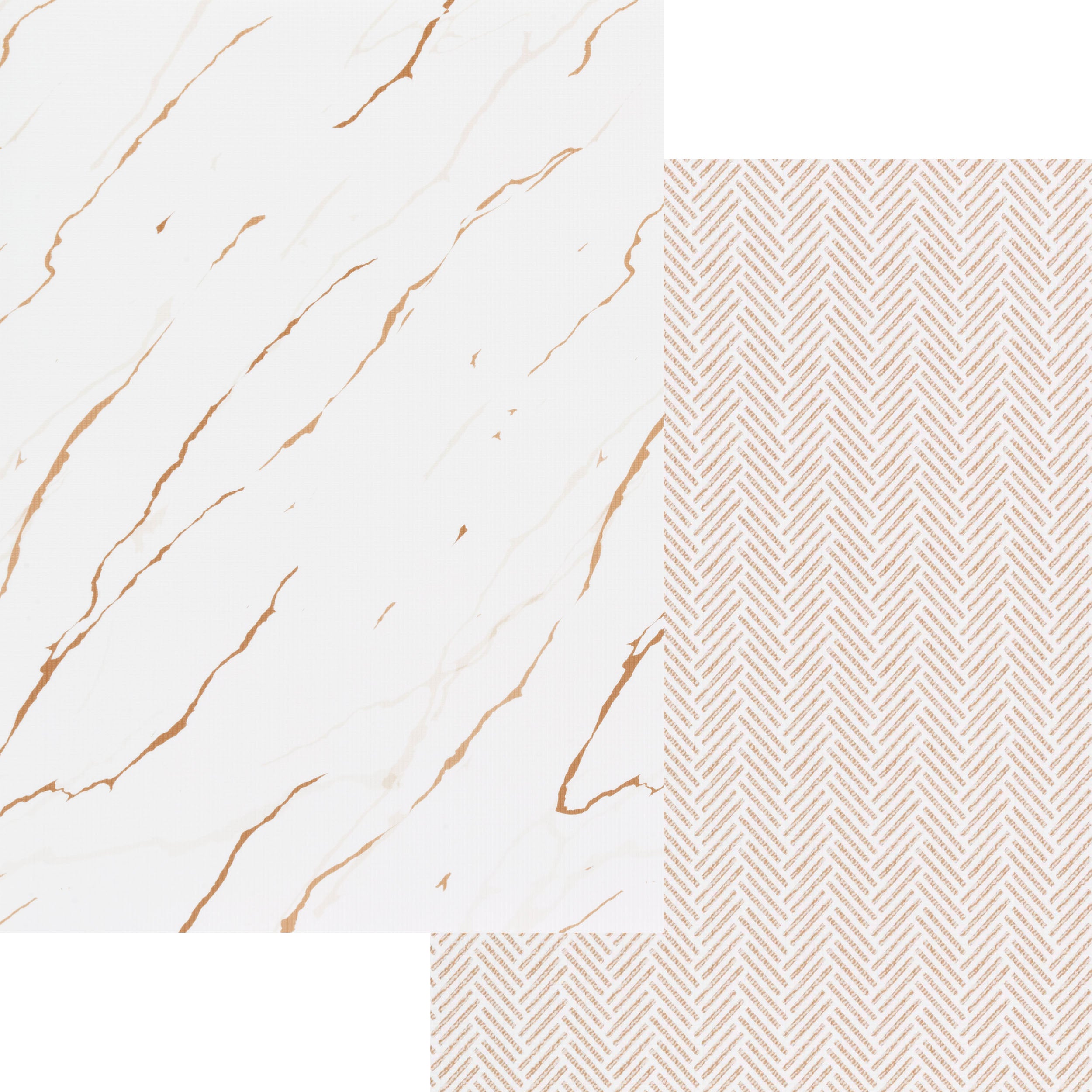 Marble Latte / Herringbone Play Mat (Small)