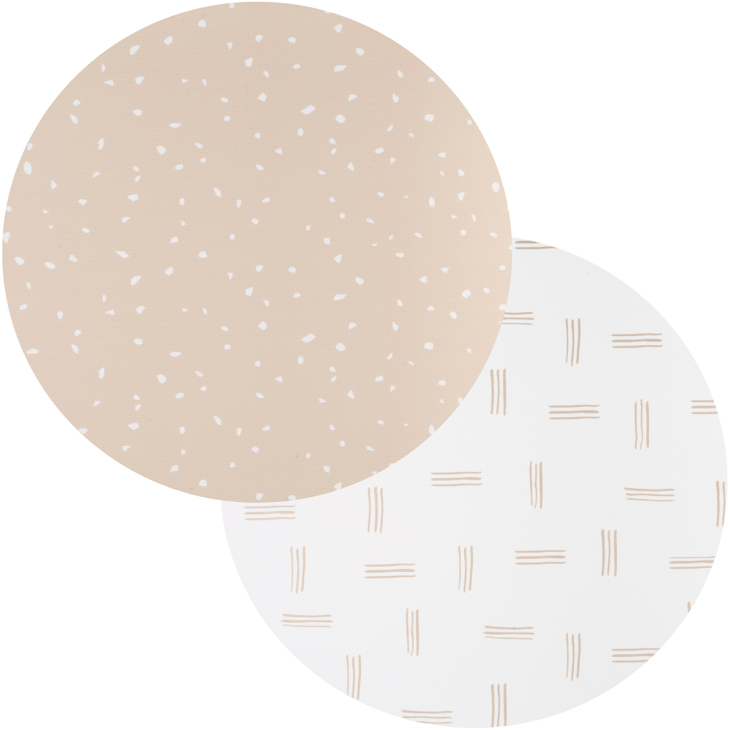 Terrazzo Sand / Lines Play Mat (Round)