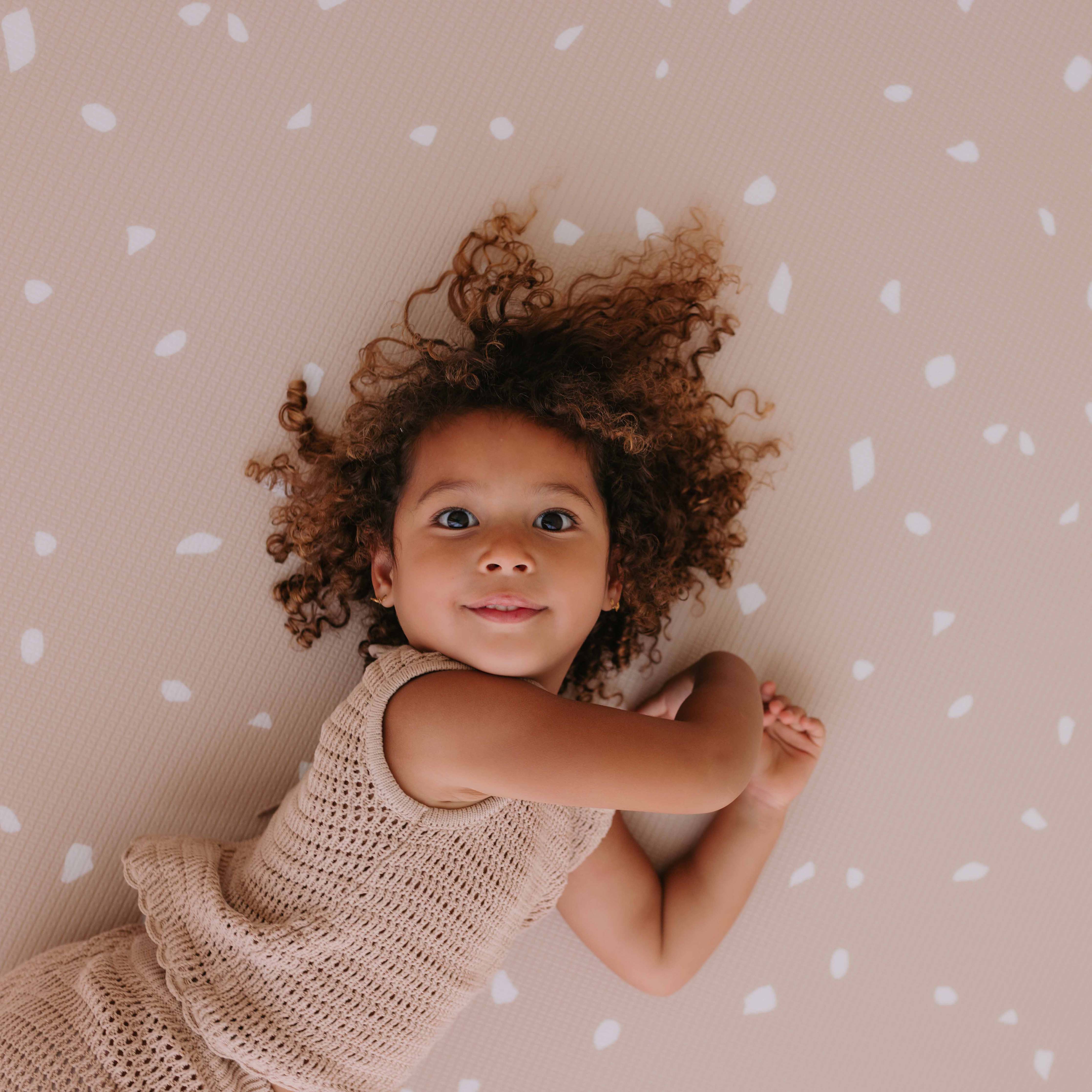 Terrazzo Sand / Lines Play Mat (Large)