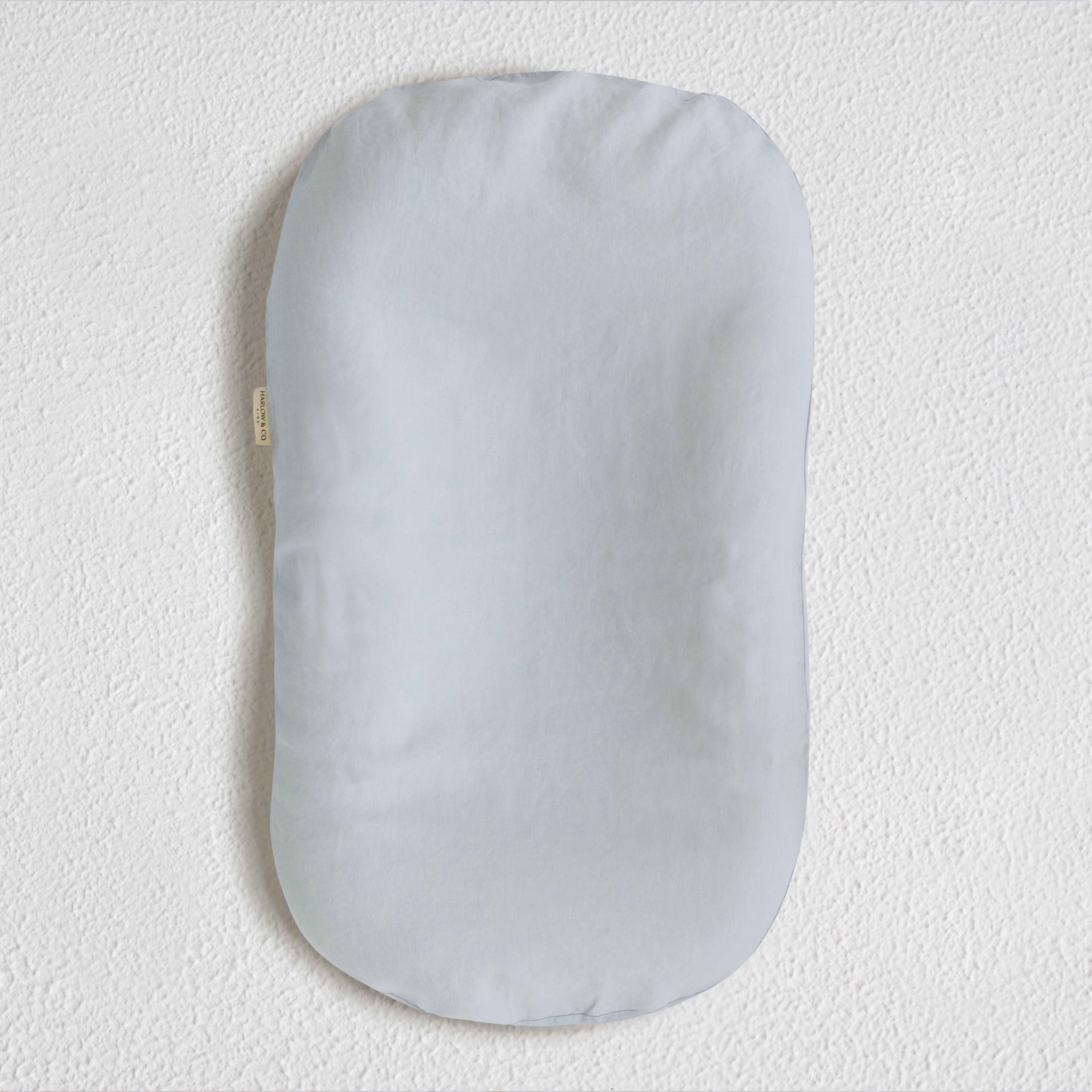 Baby Lounger + Linen Cover - Sky Blue