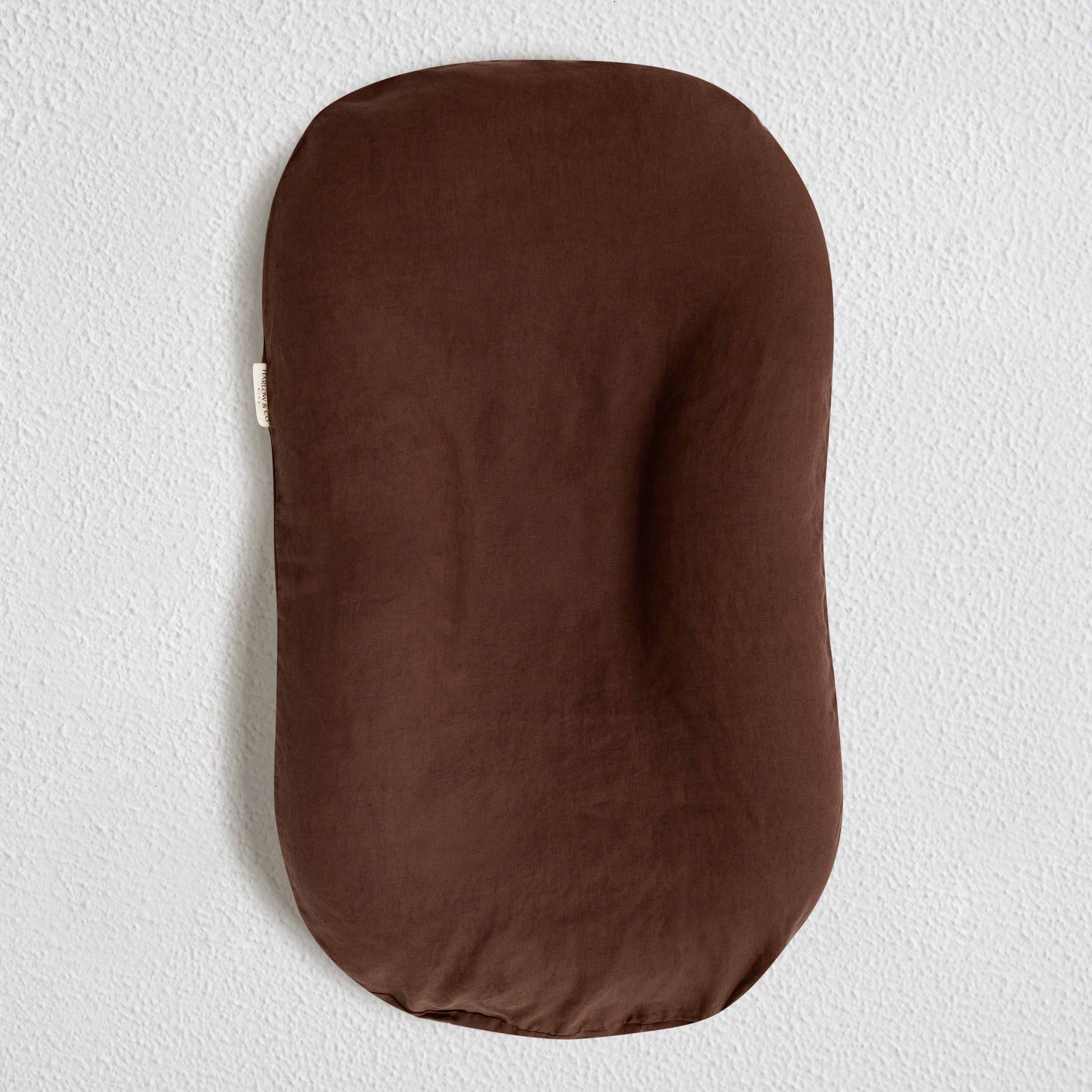 Baby Lounger + Linen Cover - Cocoa