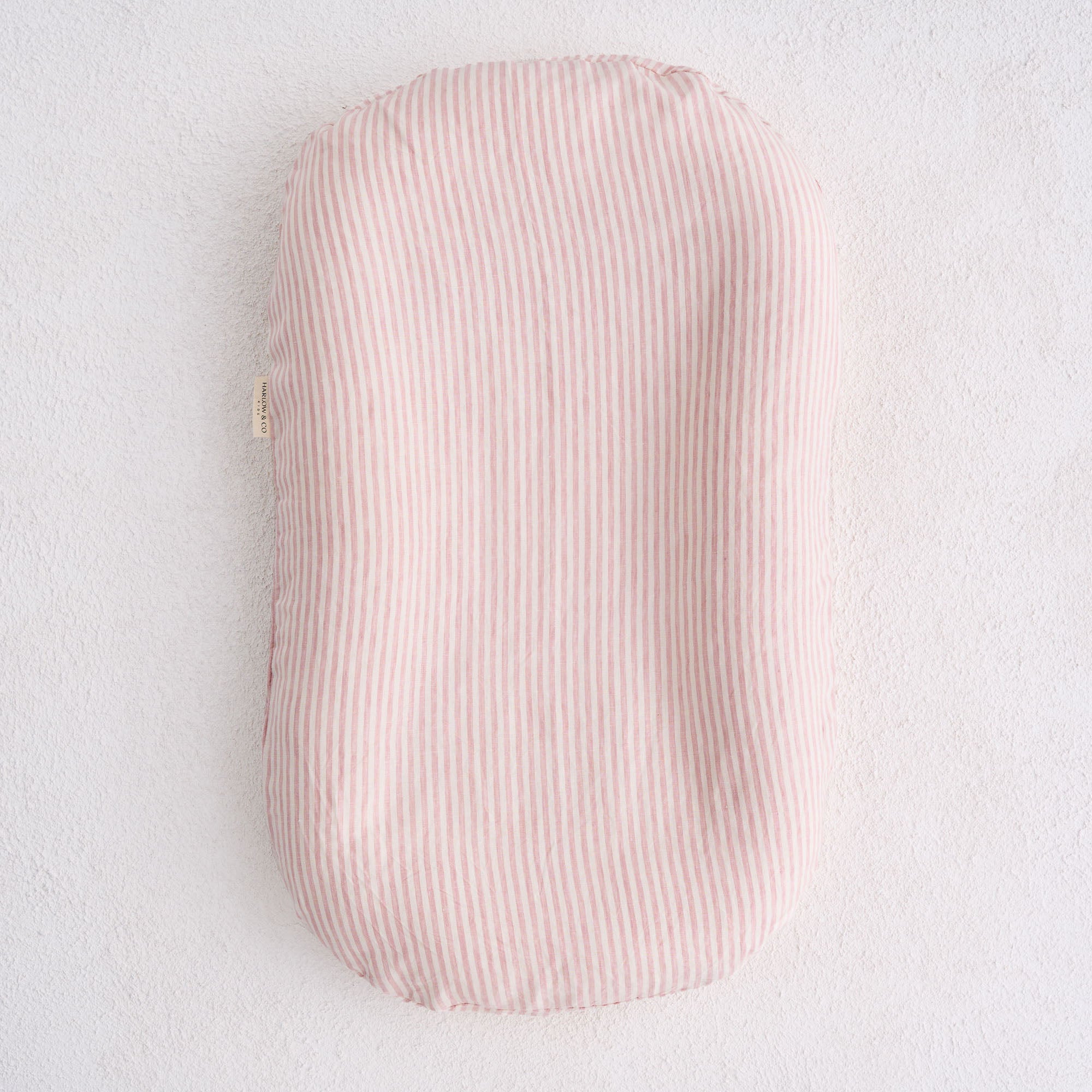 Baby Lounger - Blush Stripe