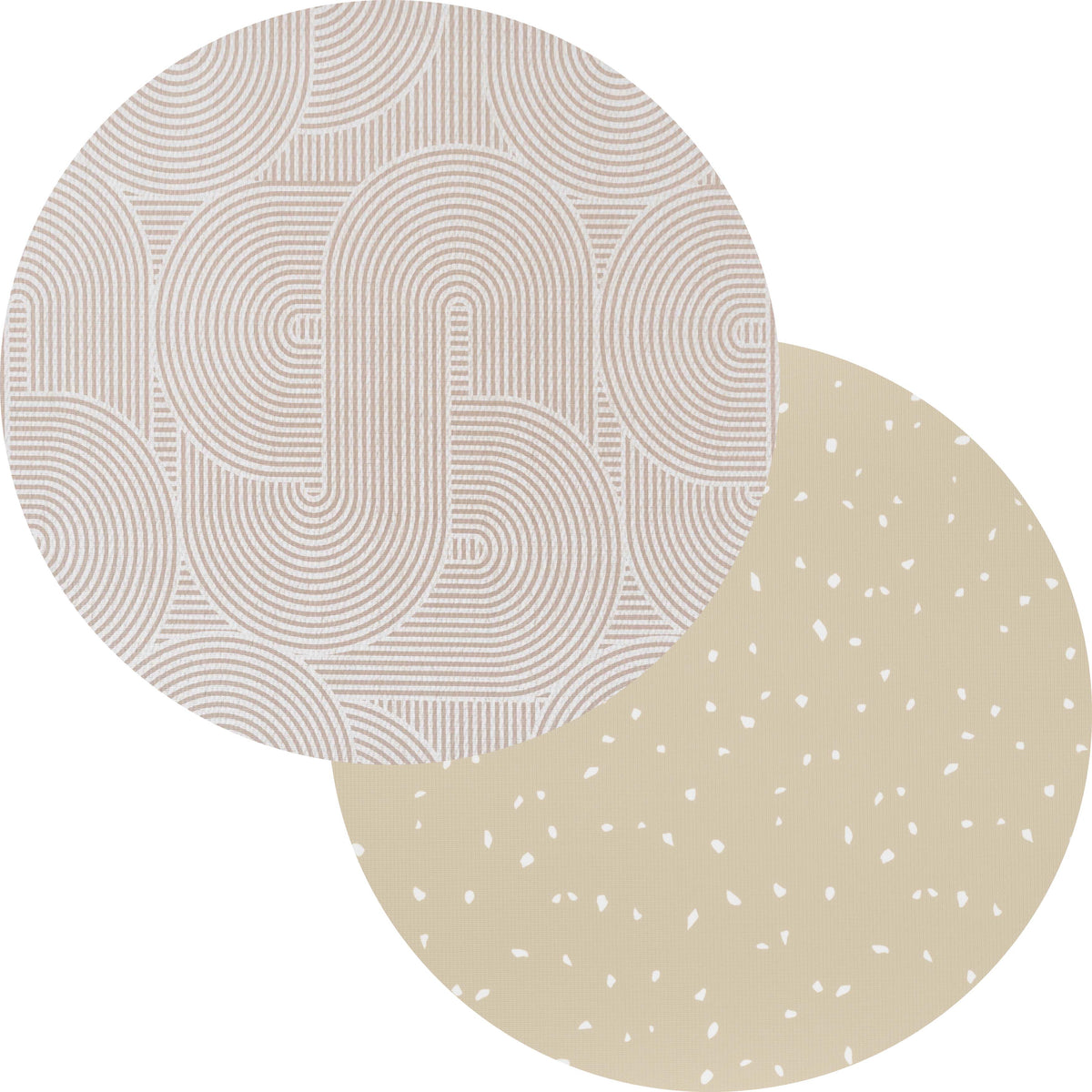 Arches / Terrazzo Biscotti - Foam Play Mat (Round)