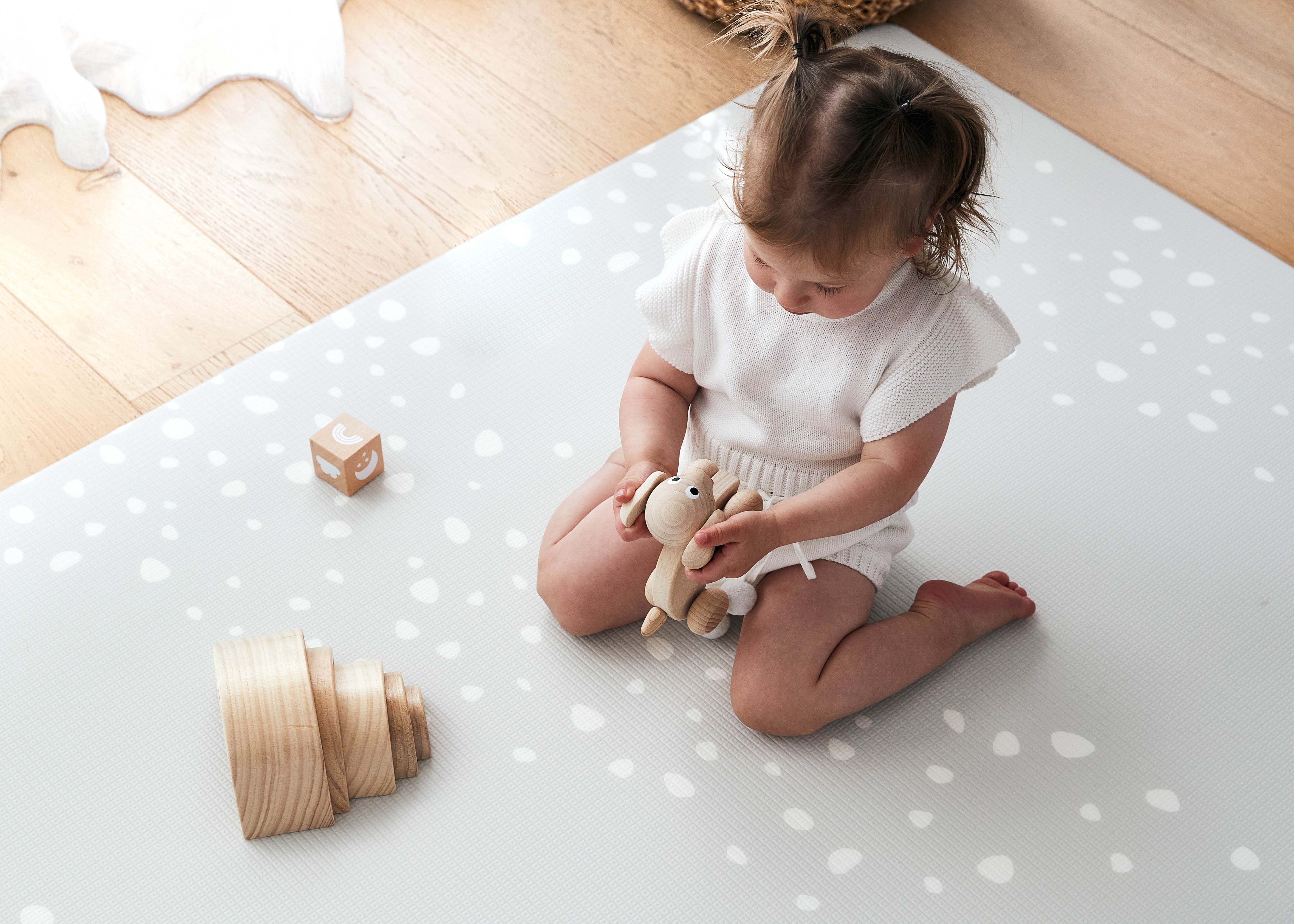 Stones Grey Play Mat (Large)