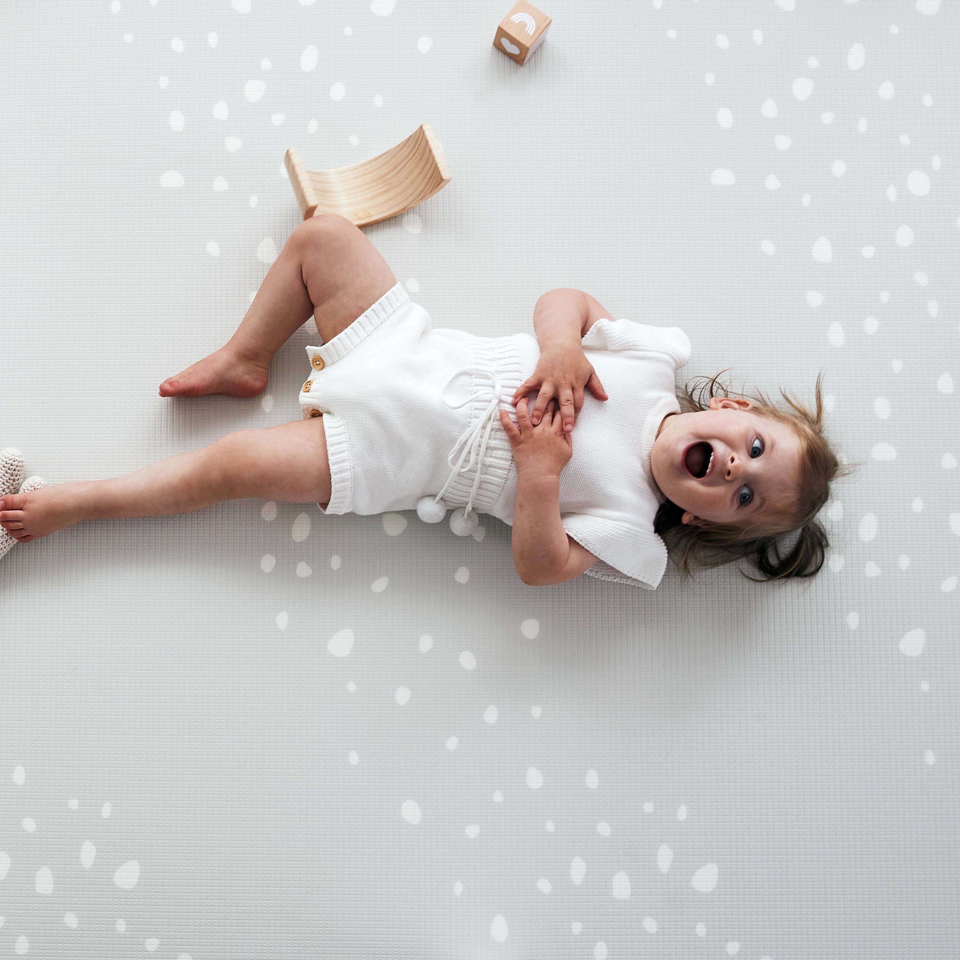 Stones Grey Play Mat (Large)