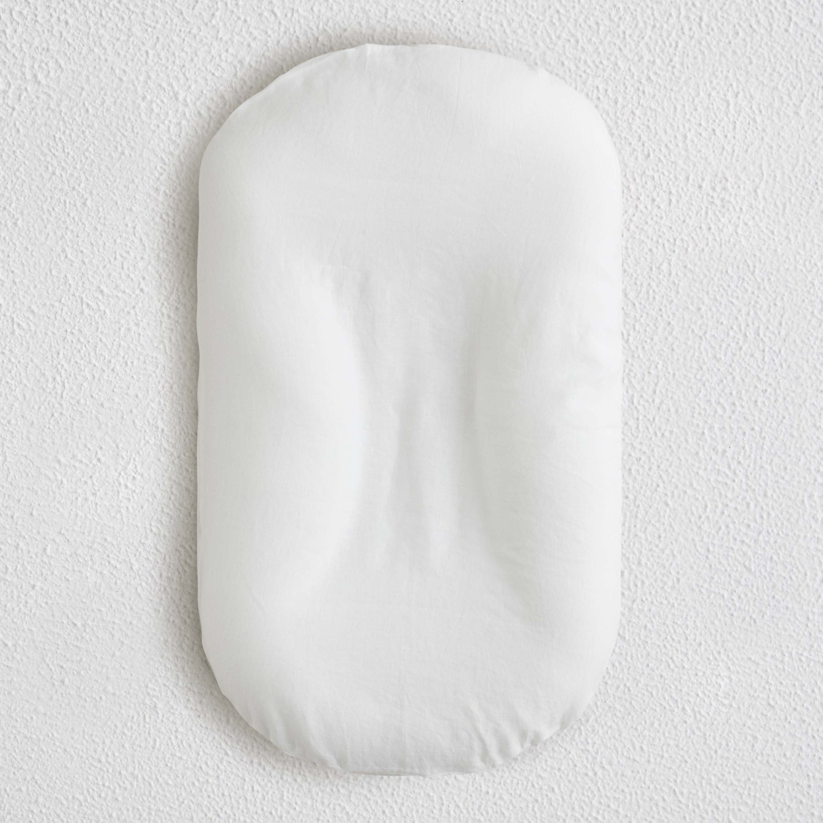 Bundle: Baby Lounger + Nursing Pillow - White