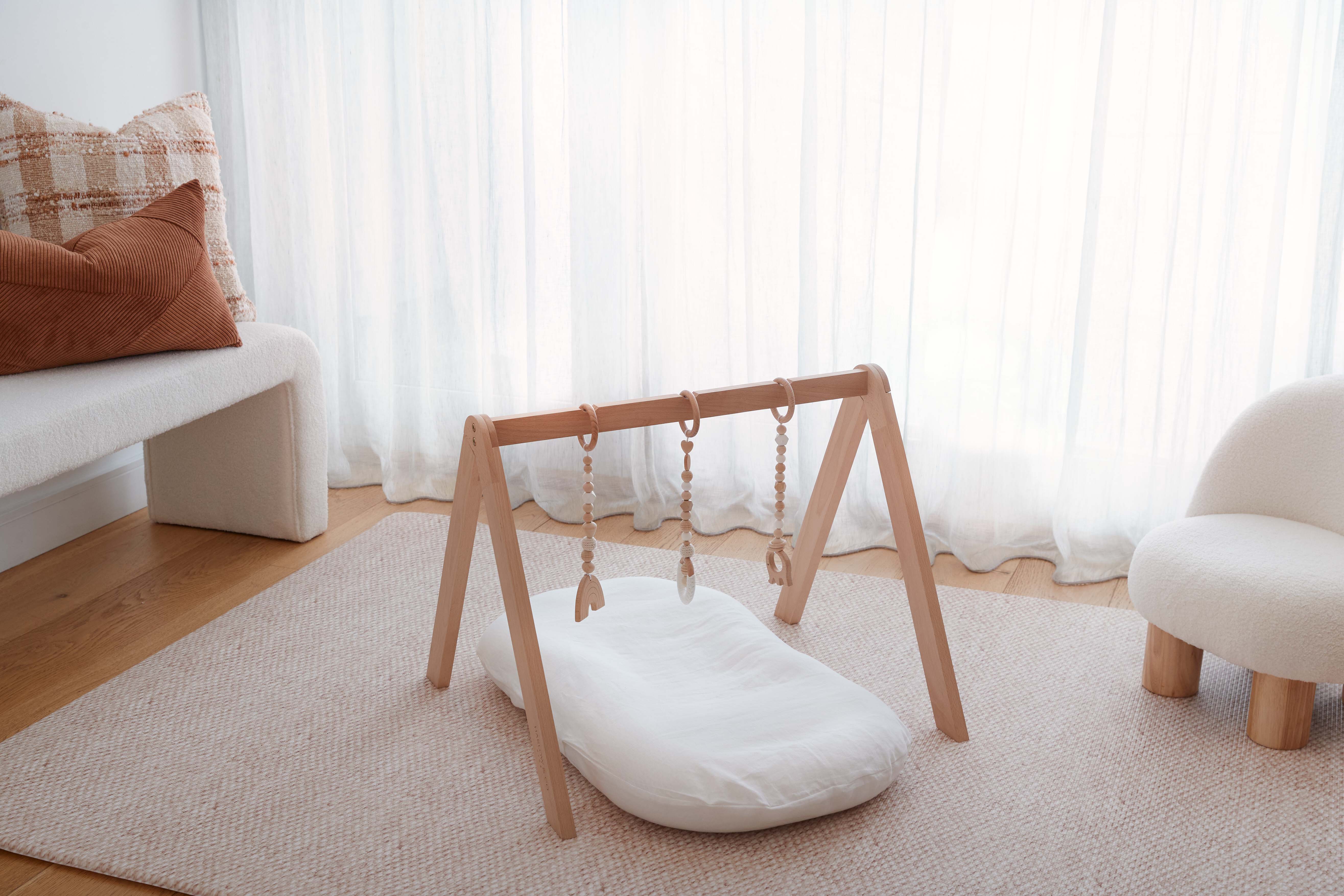 Stones Dusty Blush Play Mat (Large)