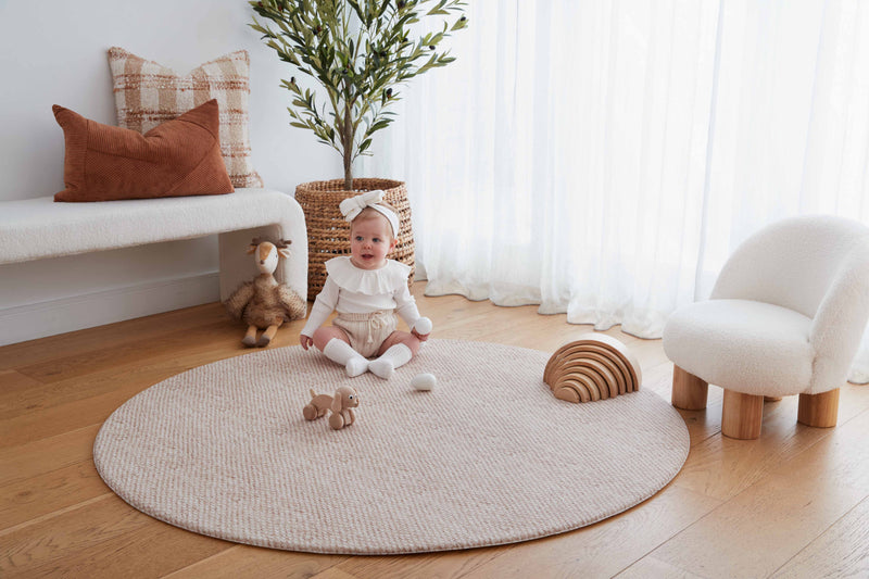 Herringbone Play Mat (Round)