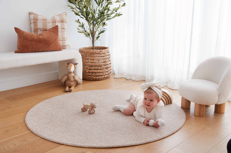 Herringbone Play Mat (Round)