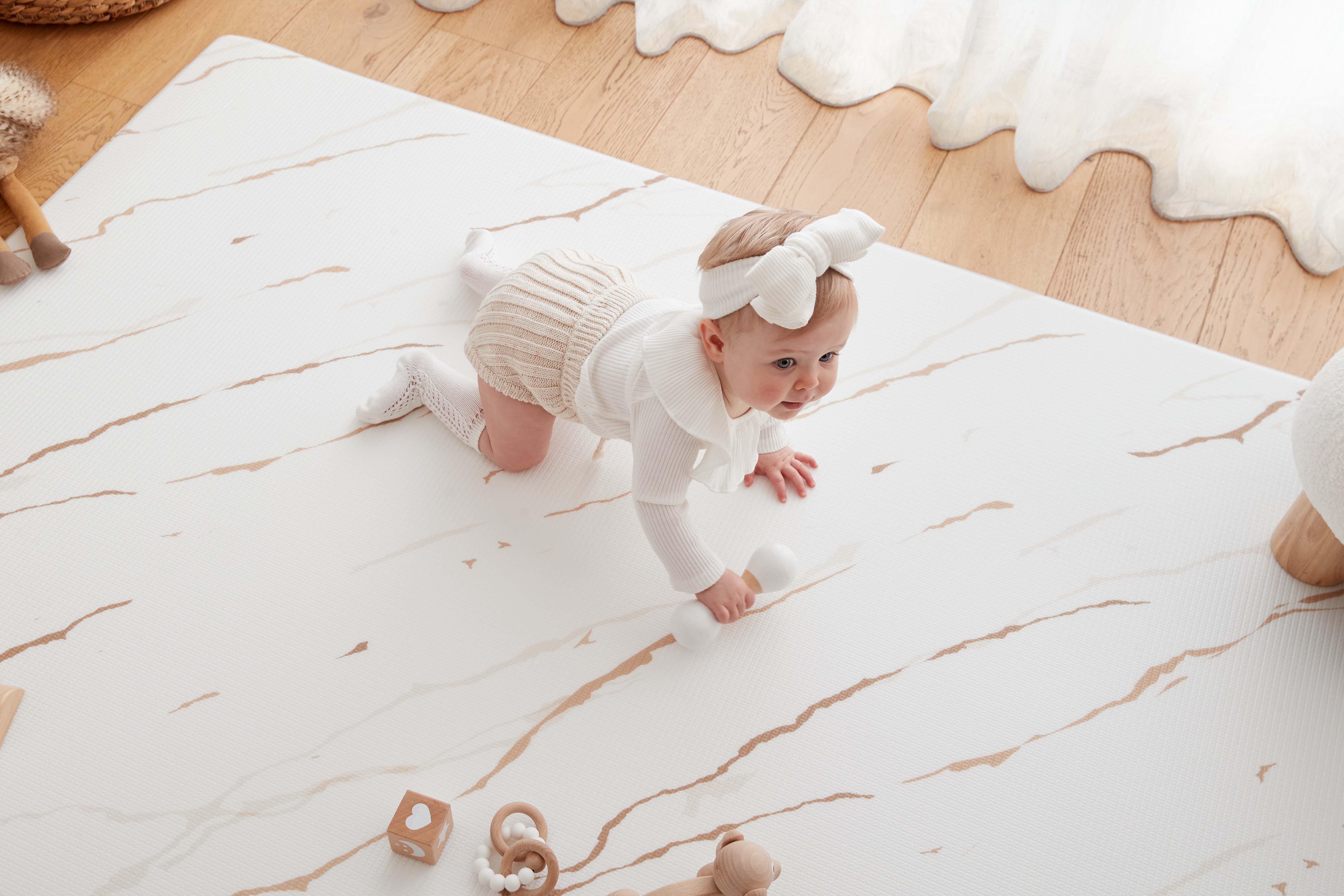 Marble Latte Play Mat (Small)