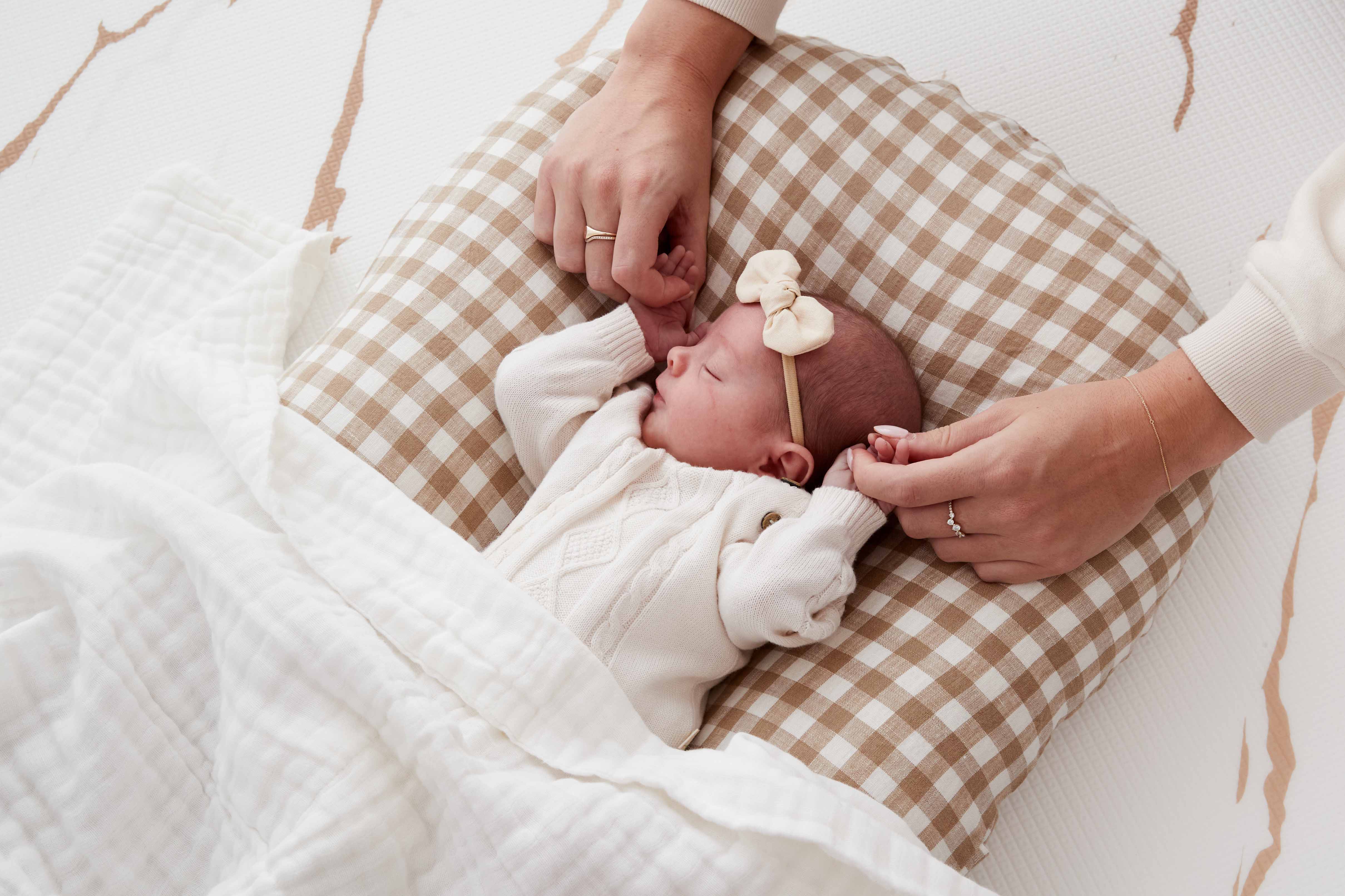 Newborn Bundle (Mocha Gingham)