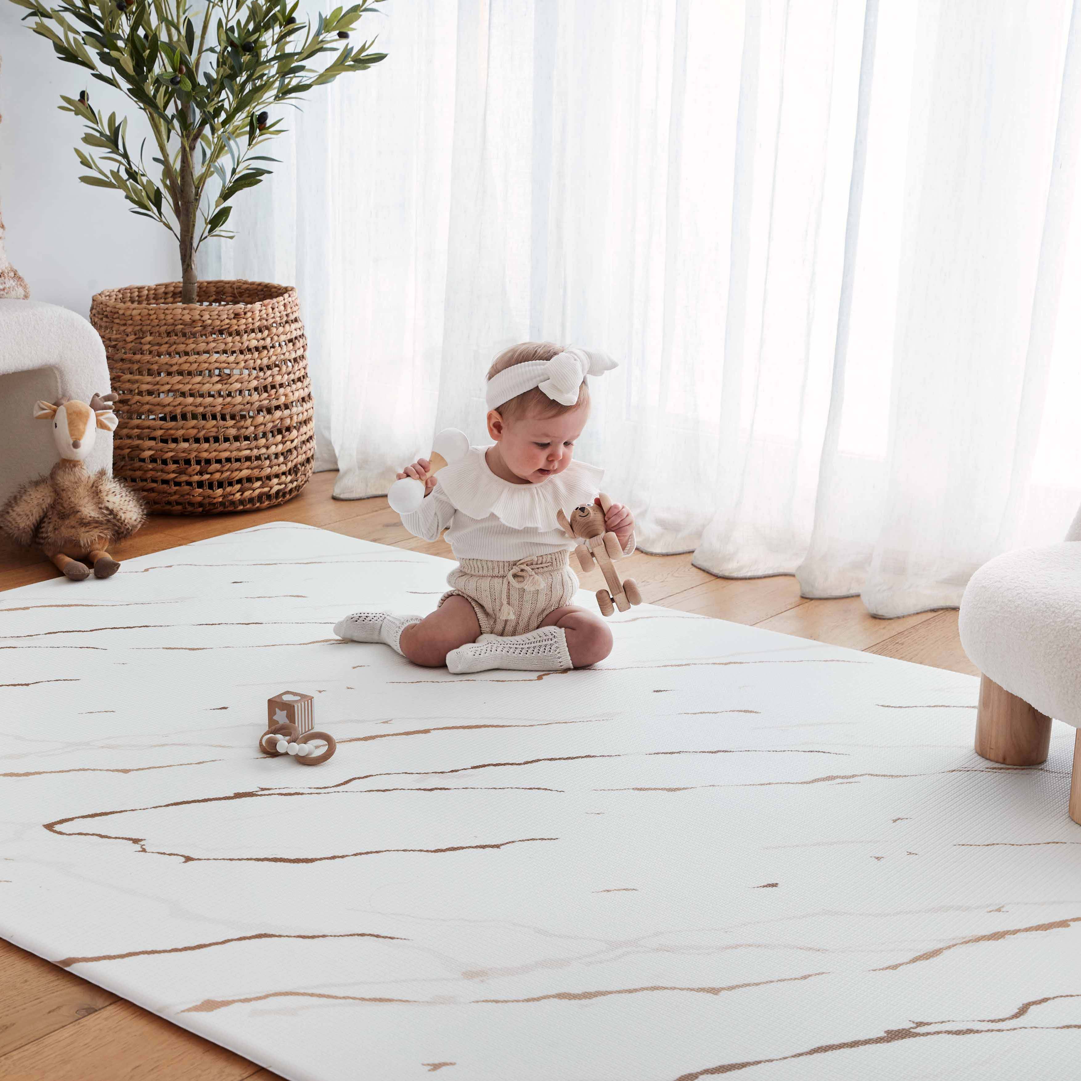 Marble Latte Play Mat (Large)