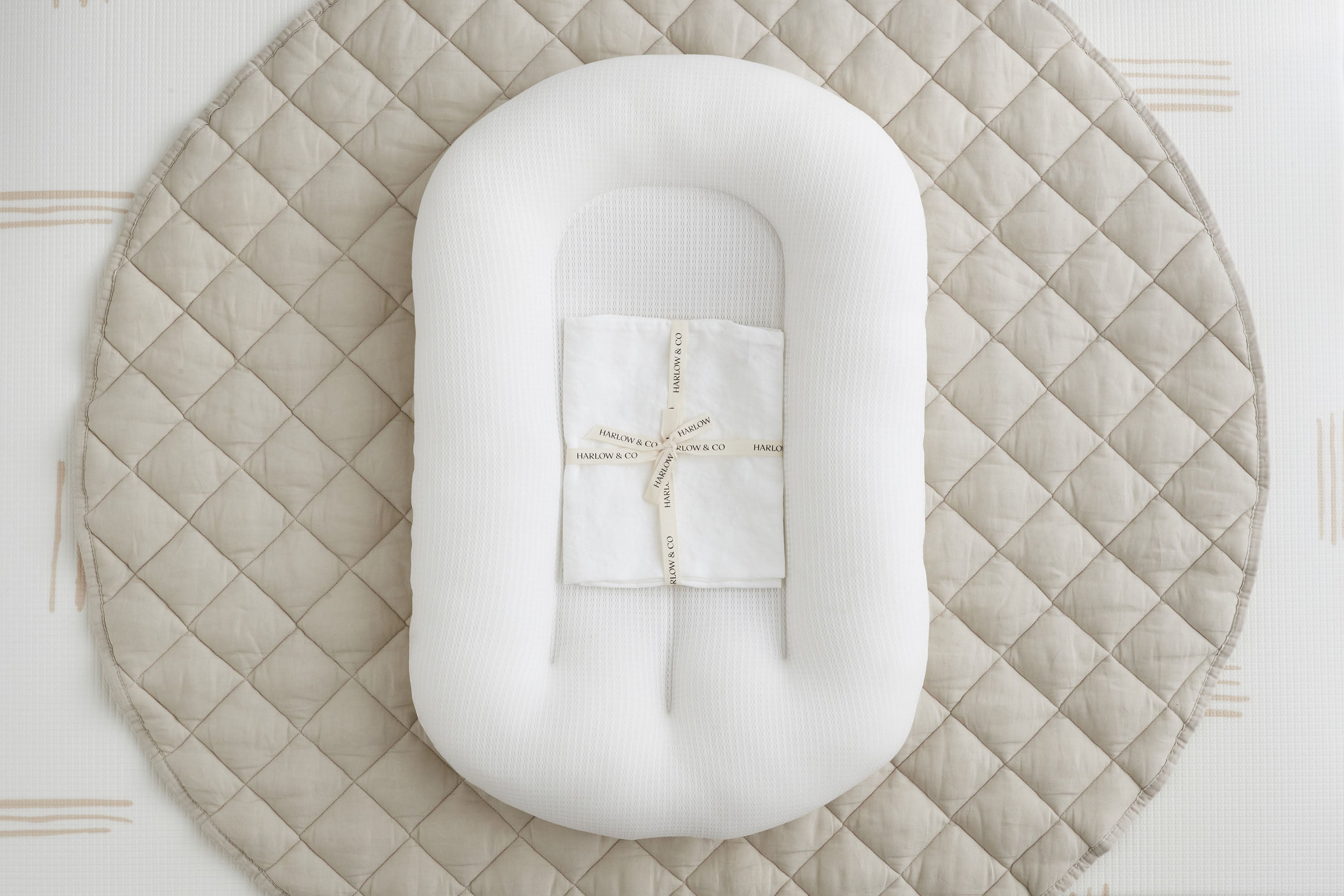 Baby Lounger - White