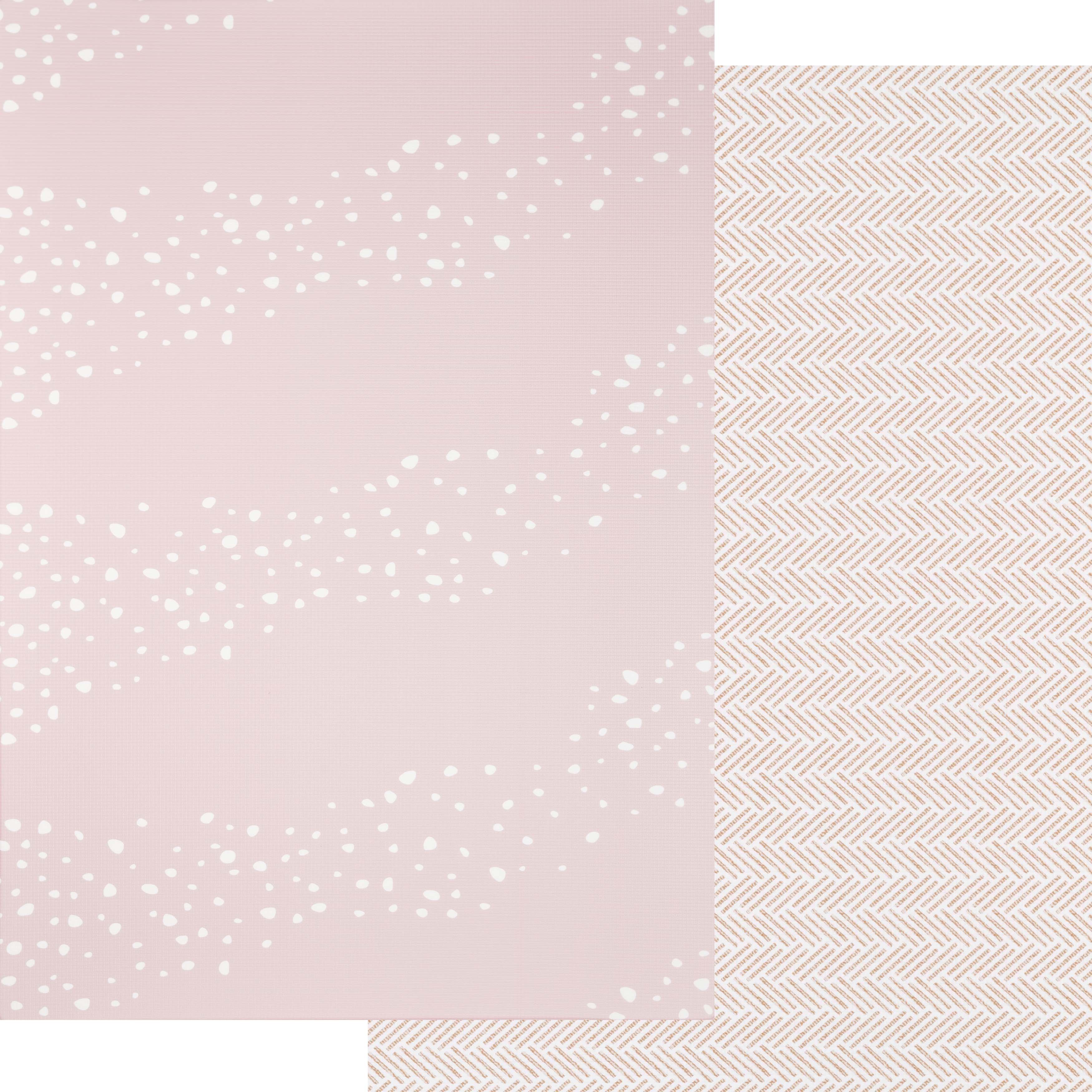 Stones Dusty Blush / Herringbone (Large)