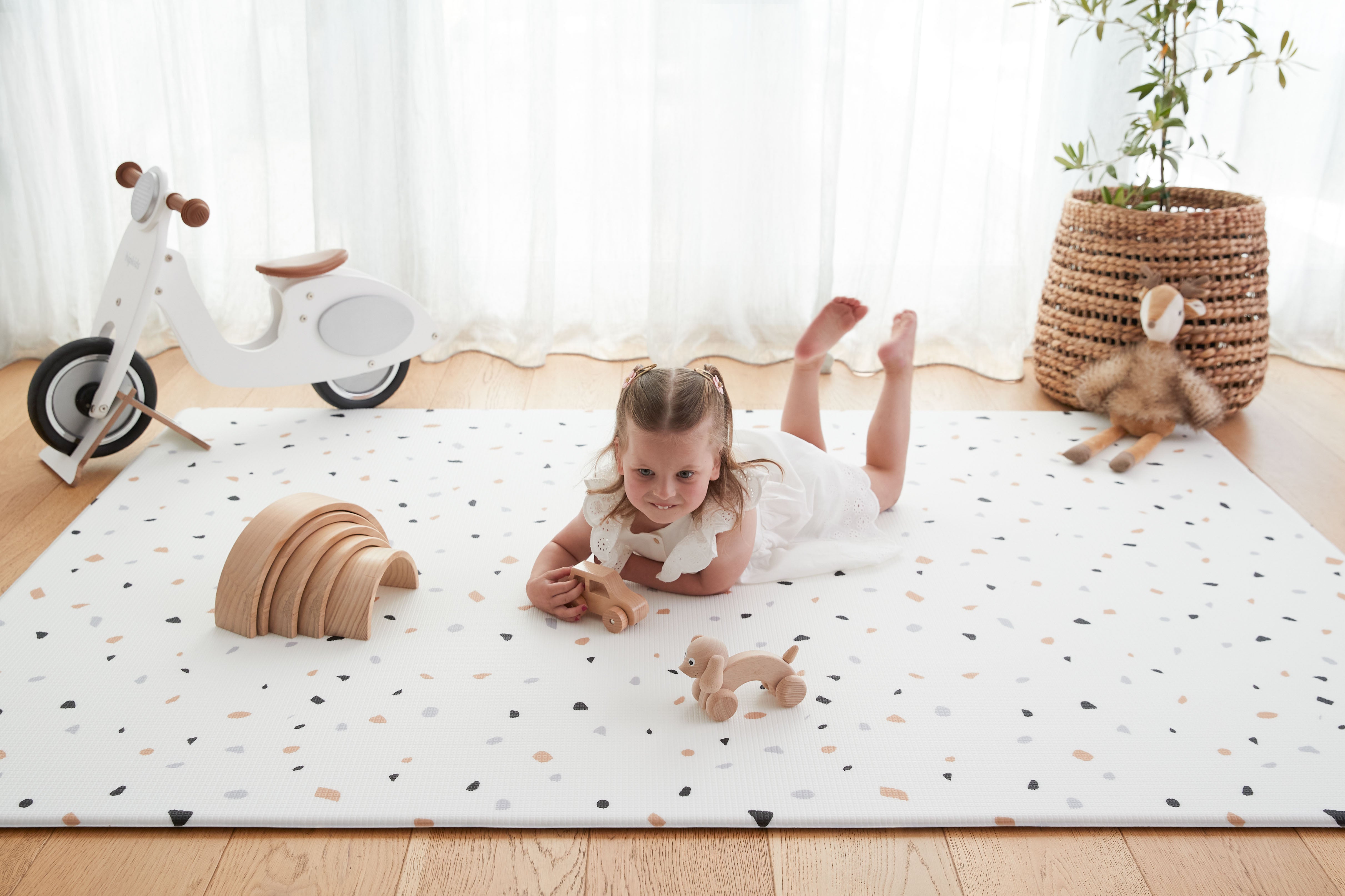 Terrazzo Natural Play Mat (Large)